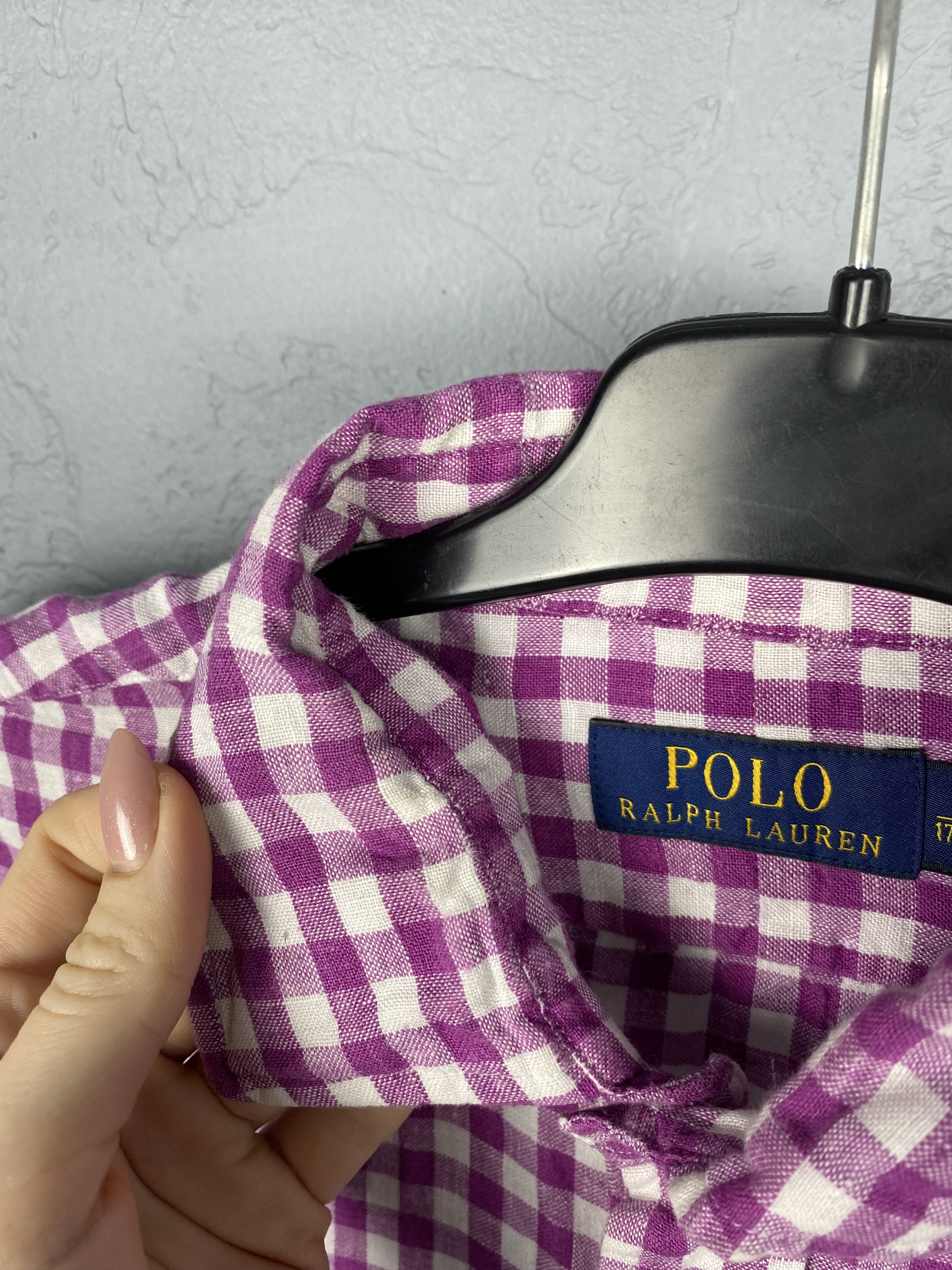 Polo Ralph Lauren Polo Ralph Lauren Mens Long Sleeve Linen Shirt Size US M / EU 48-50 / 2 - 5 Thumbnail