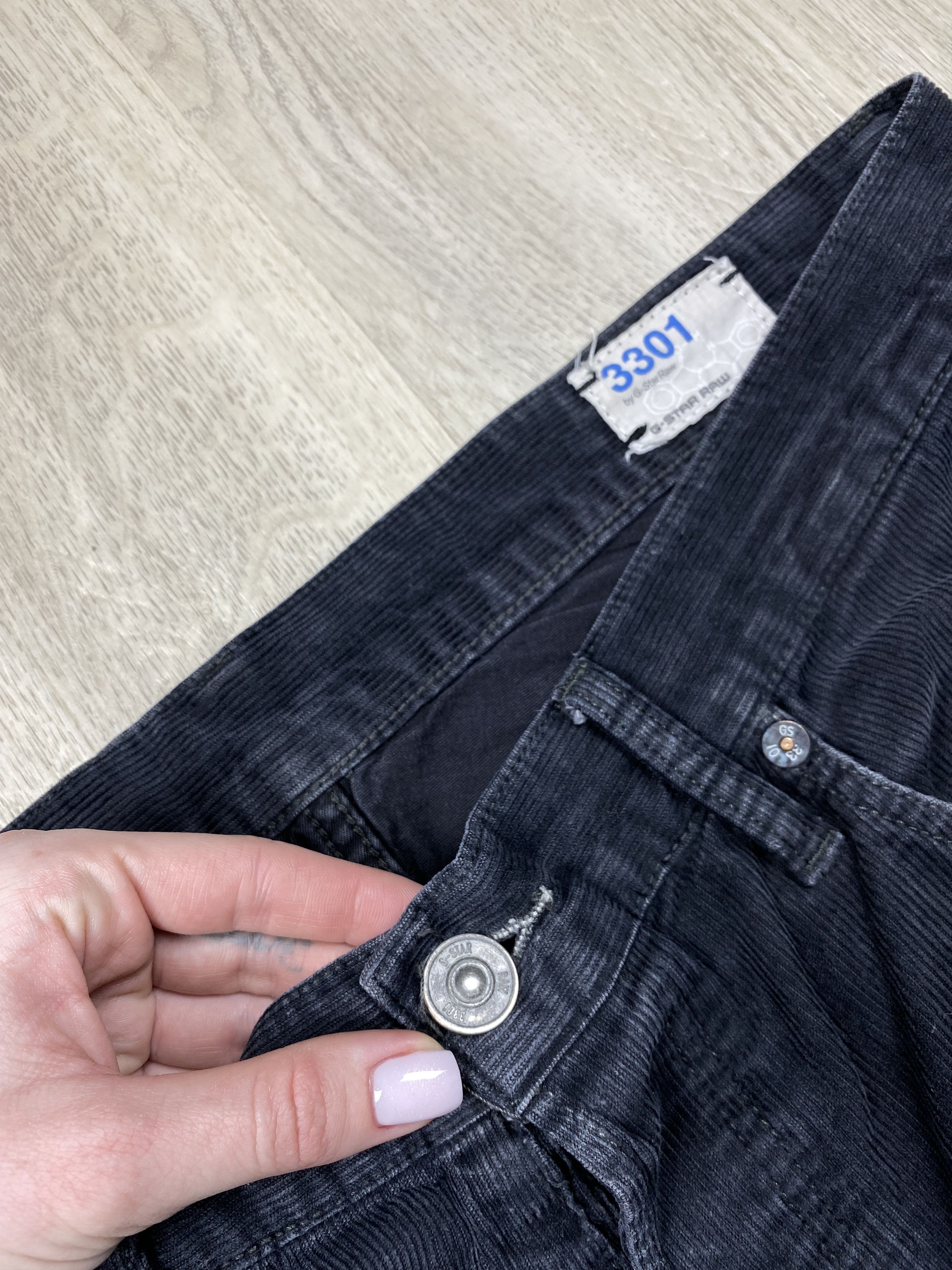 G-Star G Star Raw Vintage Faded Mens Corduroy Pants Jeans Size US 36 / EU 52 - 3 Thumbnail
