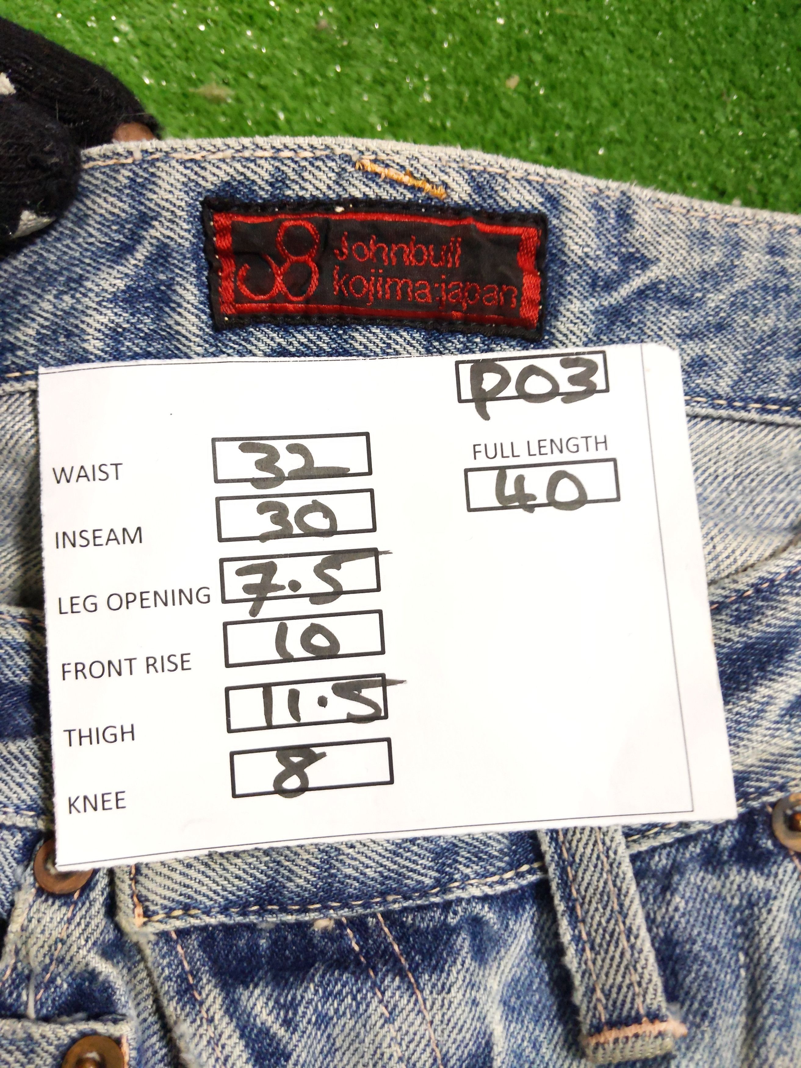 Japanese Brand × Johnbull Vintage distressed selvedge john bull jeans Size US 32 / EU 48 - 5 Thumbnail