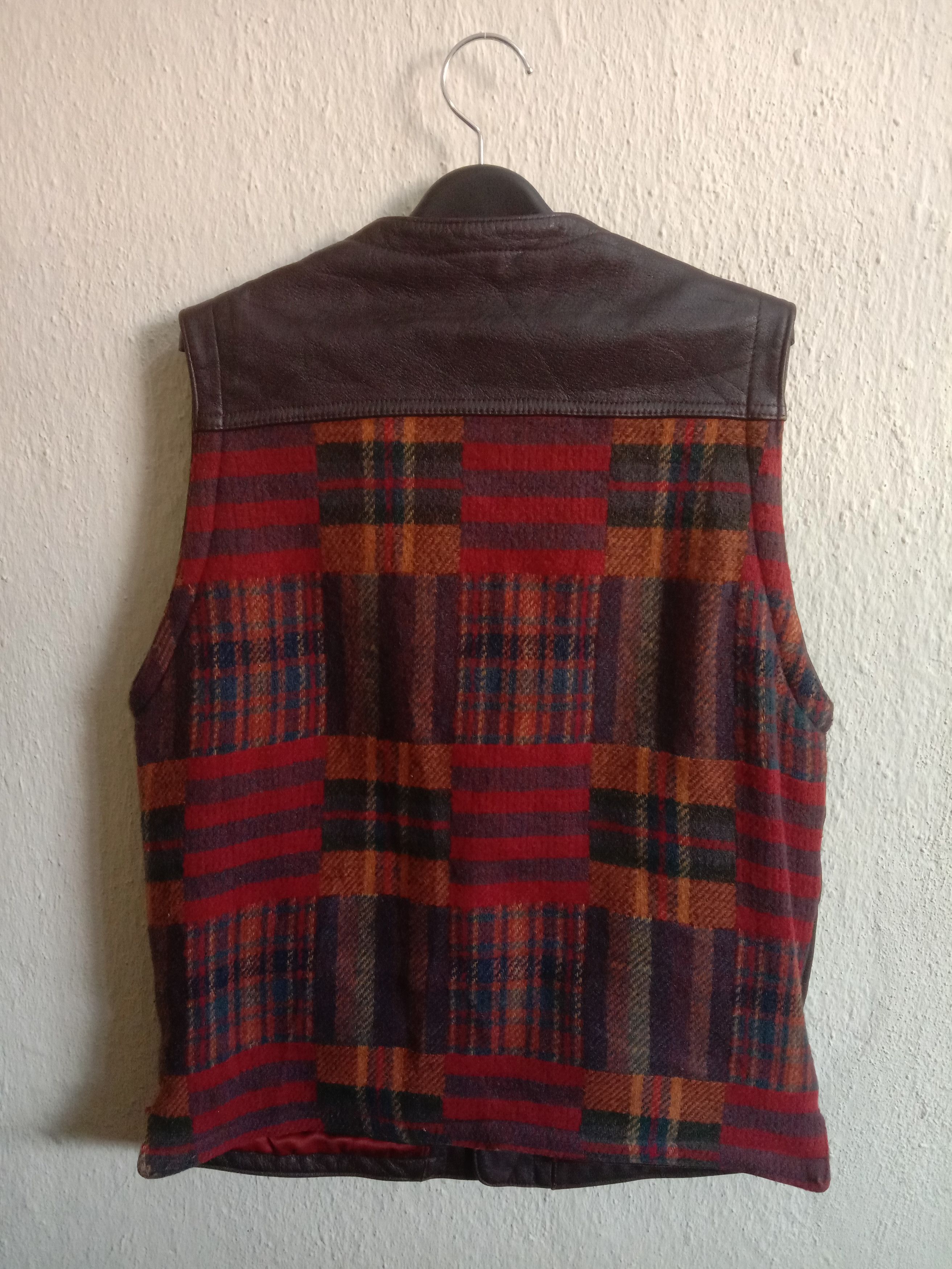 Japanese Brand ARTISANAT COWHIDE LEATHER JACKET / VEST Size US L / EU 52-54 / 3 - 2 Thumbnail