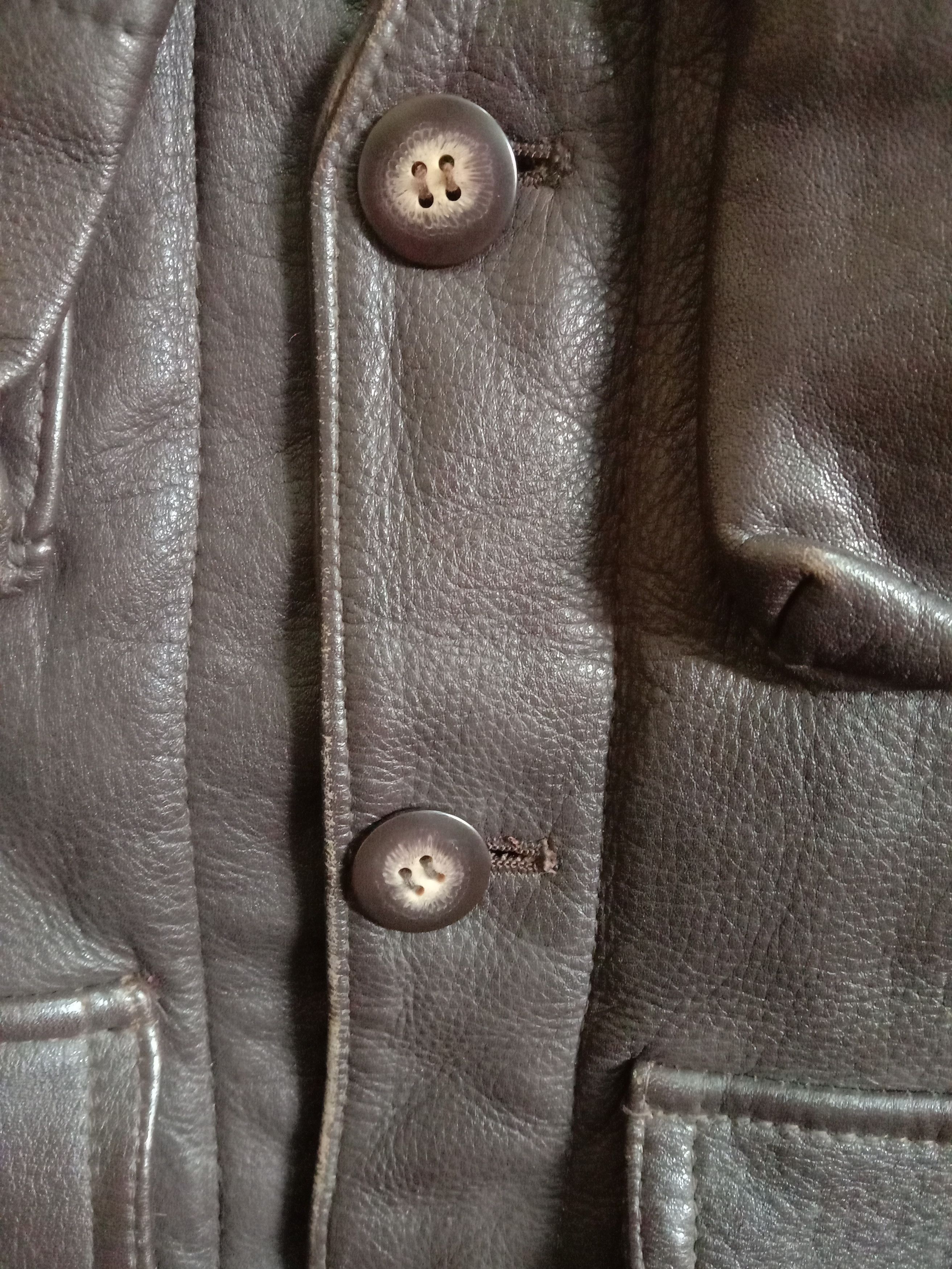 Japanese Brand ARTISANAT COWHIDE LEATHER JACKET / VEST Size US L / EU 52-54 / 3 - 3 Thumbnail