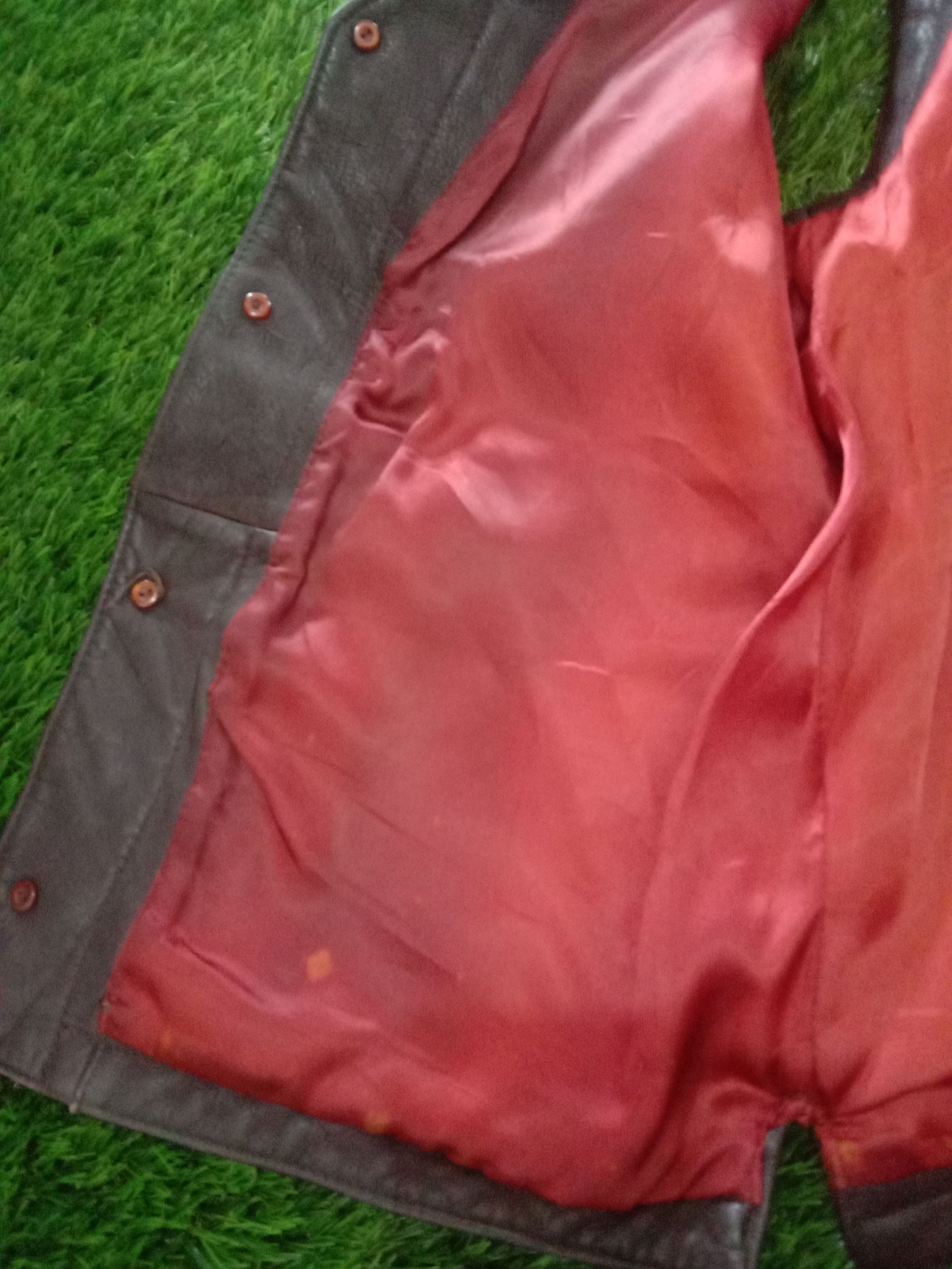 Japanese Brand ARTISANAT COWHIDE LEATHER JACKET / VEST Size US L / EU 52-54 / 3 - 8 Thumbnail