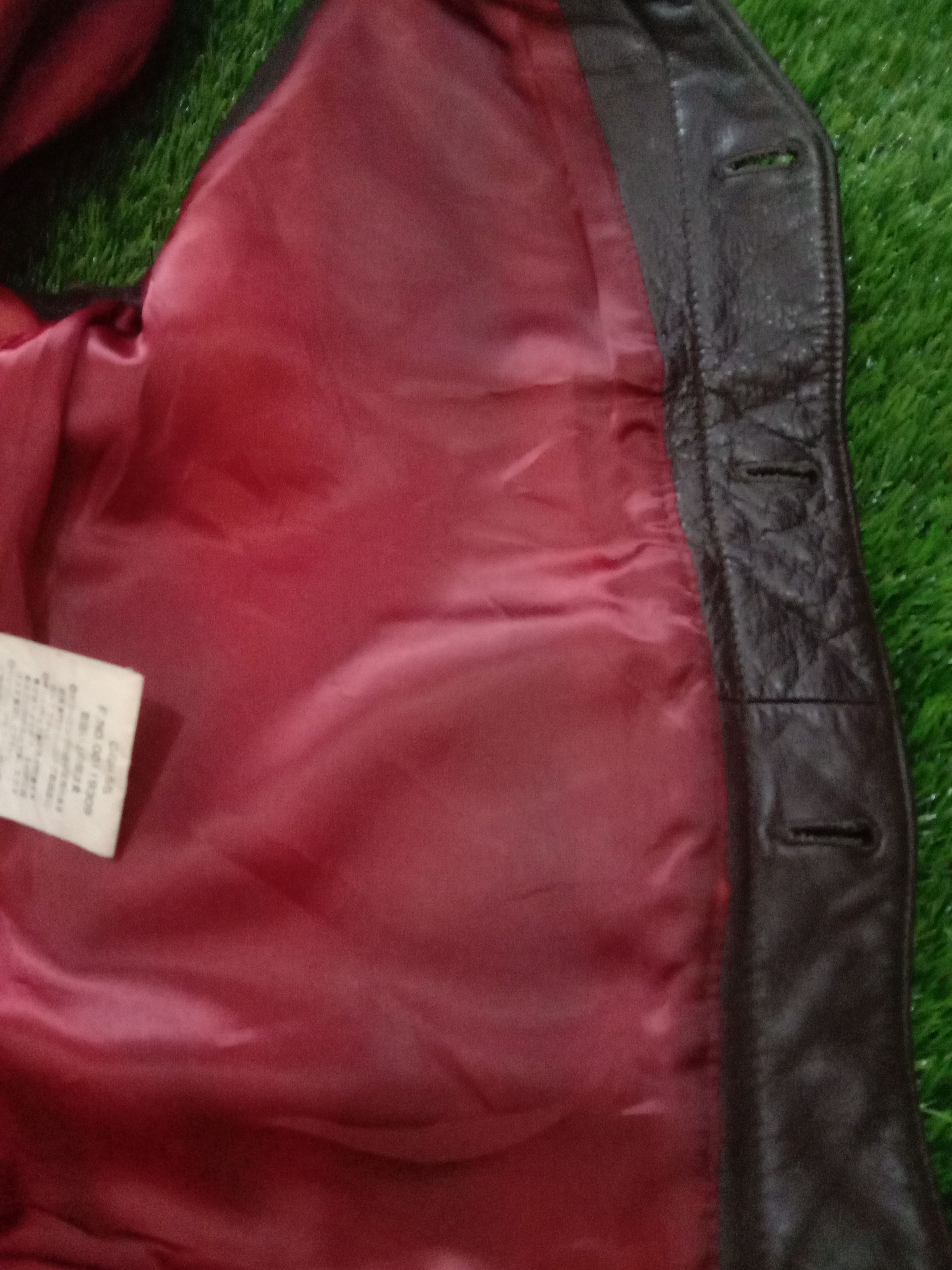 Japanese Brand ARTISANAT COWHIDE LEATHER JACKET / VEST Size US L / EU 52-54 / 3 - 9 Thumbnail