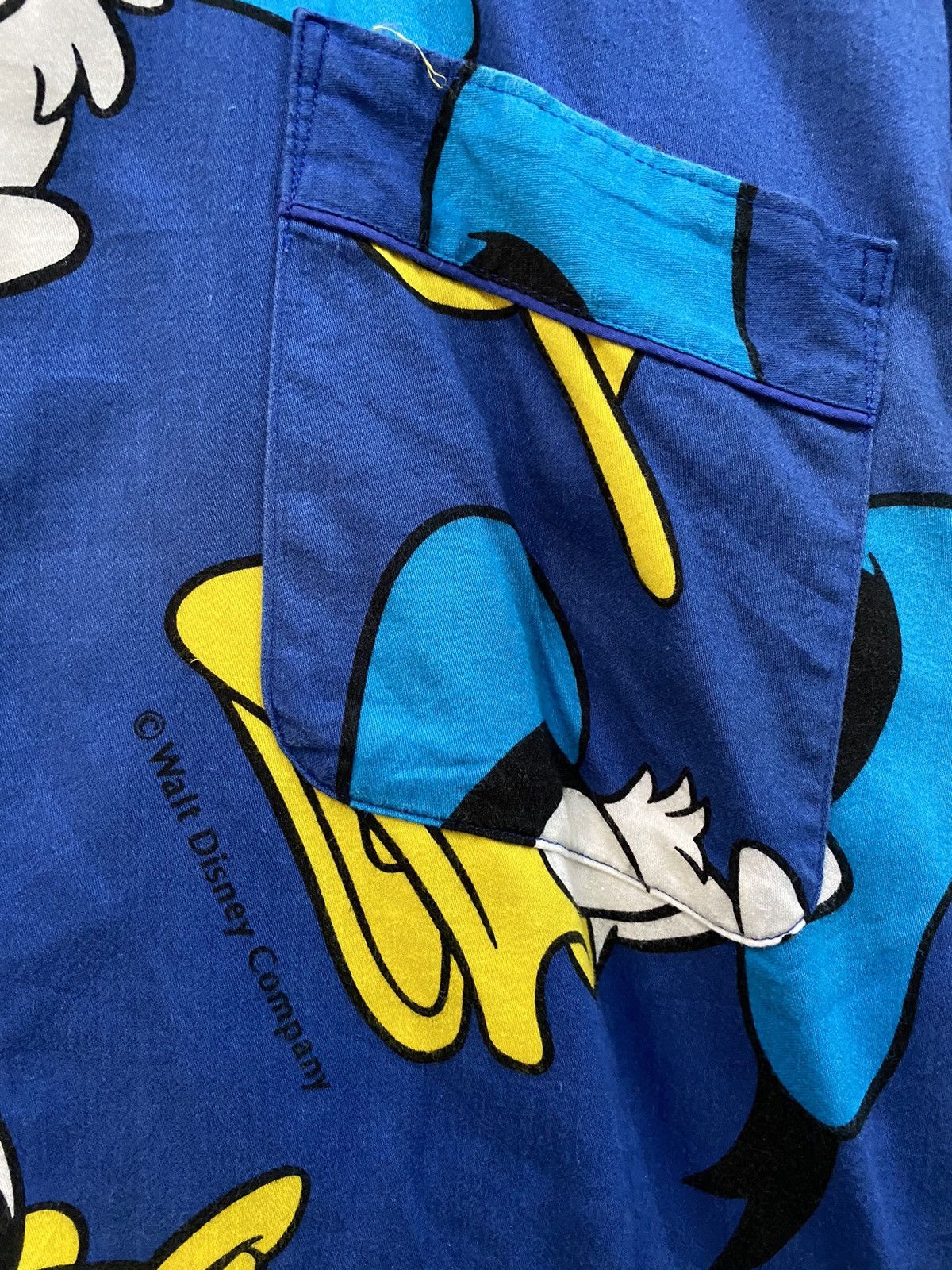 Cartoon Network × Disney × Vintage Vintage Donald Duck Walt Disney Company Full Print Shirt Size US M / EU 48-50 / 2 - 5 Thumbnail