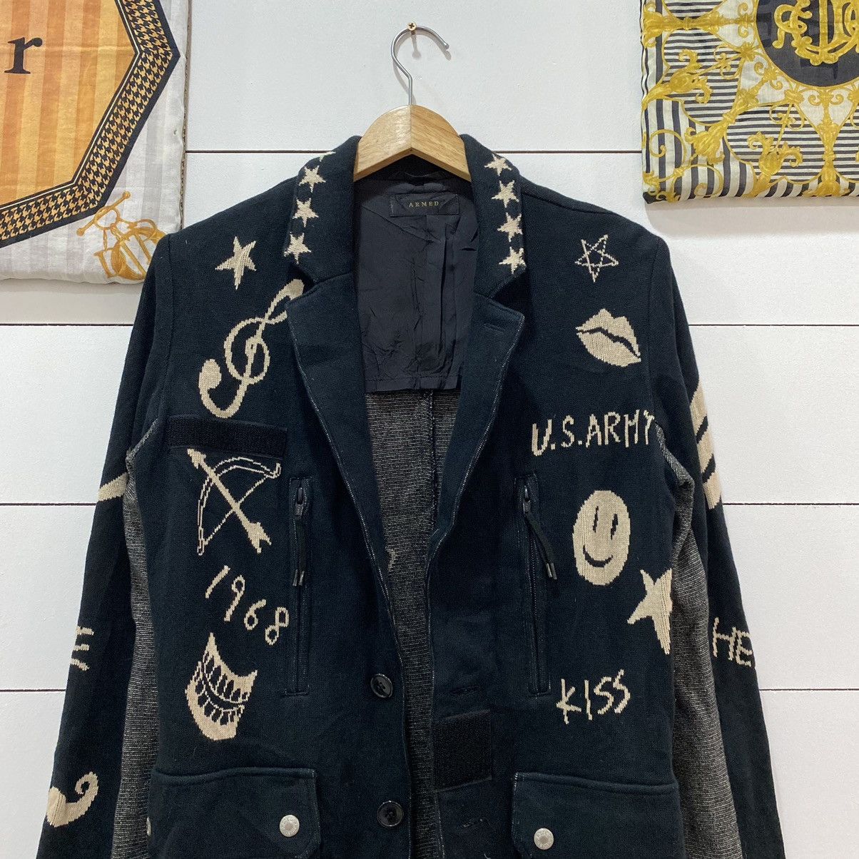 If Six Was Nine × Japanese Brand × Le Grande Bleu (L.G.B.) Armed Rare Japan Cardigan Kapital Style Size US S / EU 44-46 / 1 - 5 Thumbnail