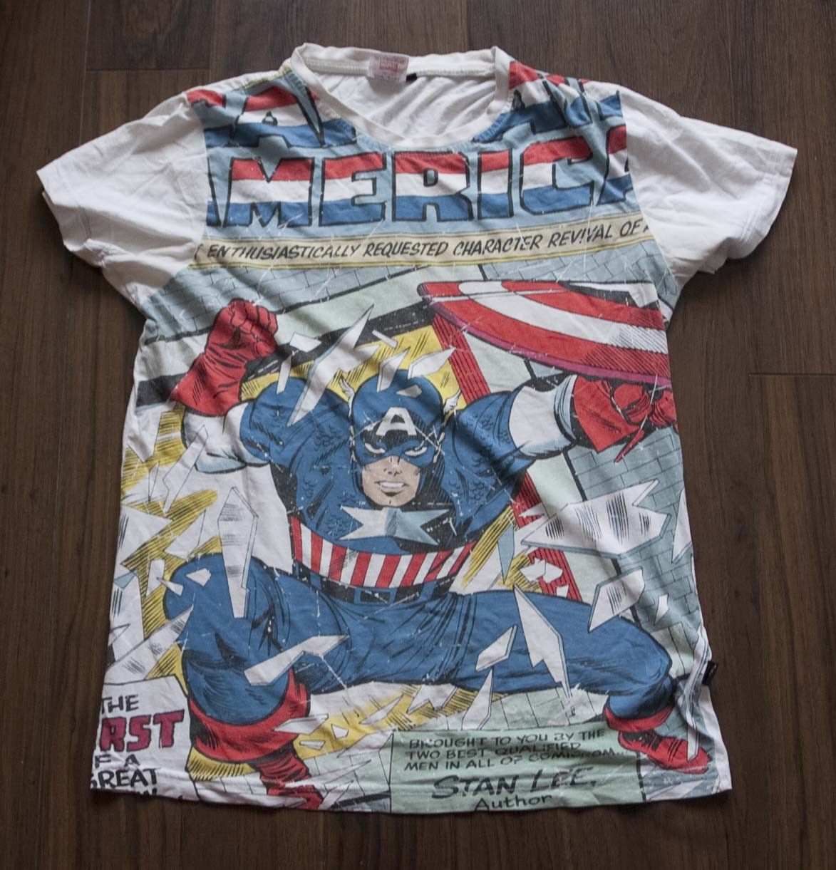 Marvel Comics Captain America T Shirt Marvel Comic 2010 Size M Size US M / EU 48-50 / 2 - 1 Thumbnail