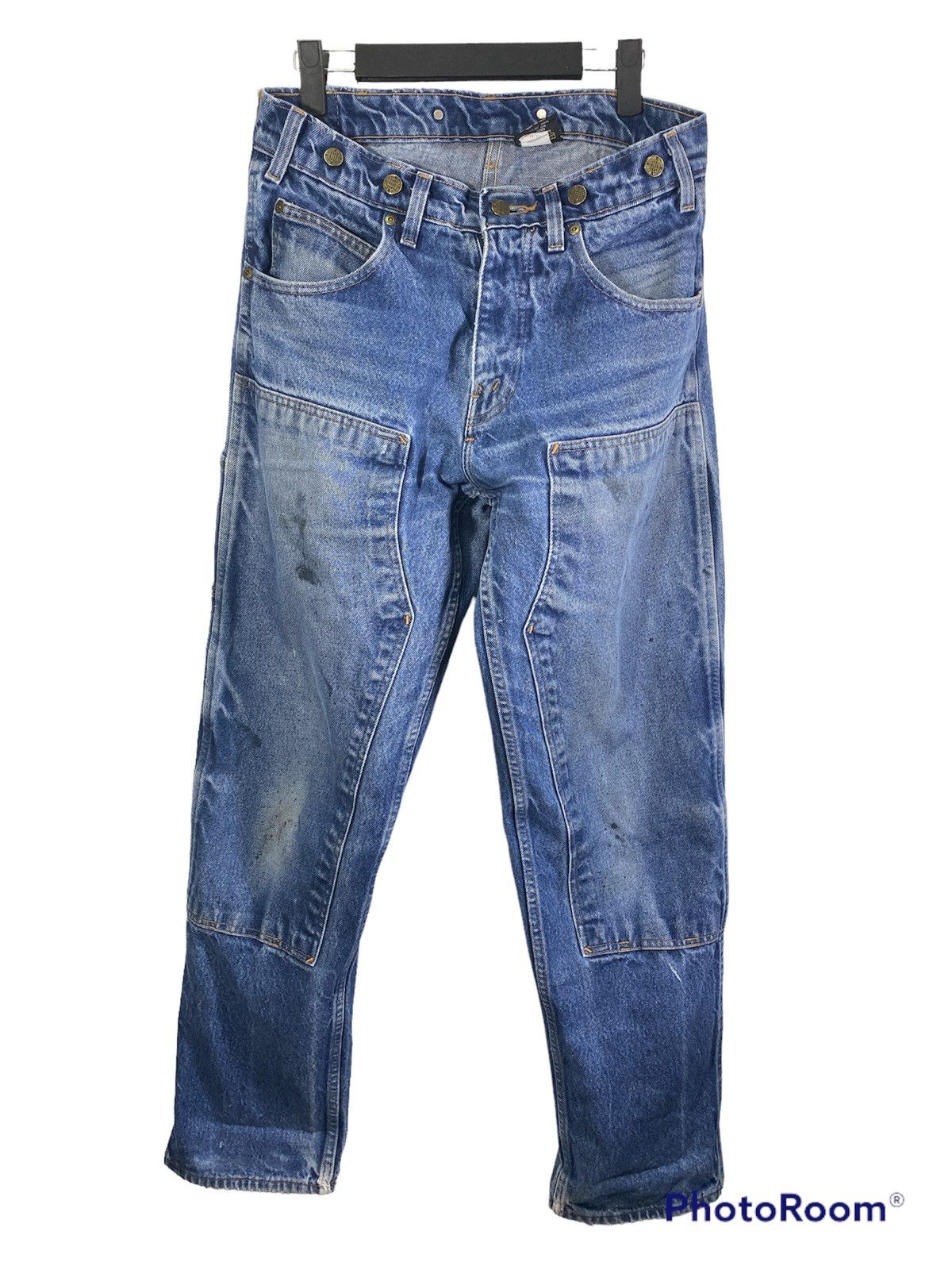 Vintage prsn blue double knee Size US 32 / EU 48 - 1 Thumbnail