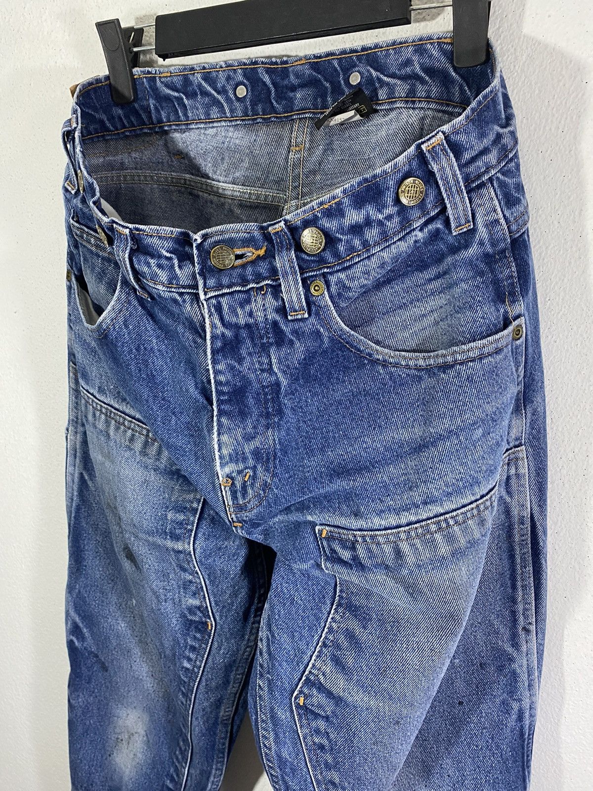 Vintage prsn blue double knee Size US 32 / EU 48 - 9 Thumbnail