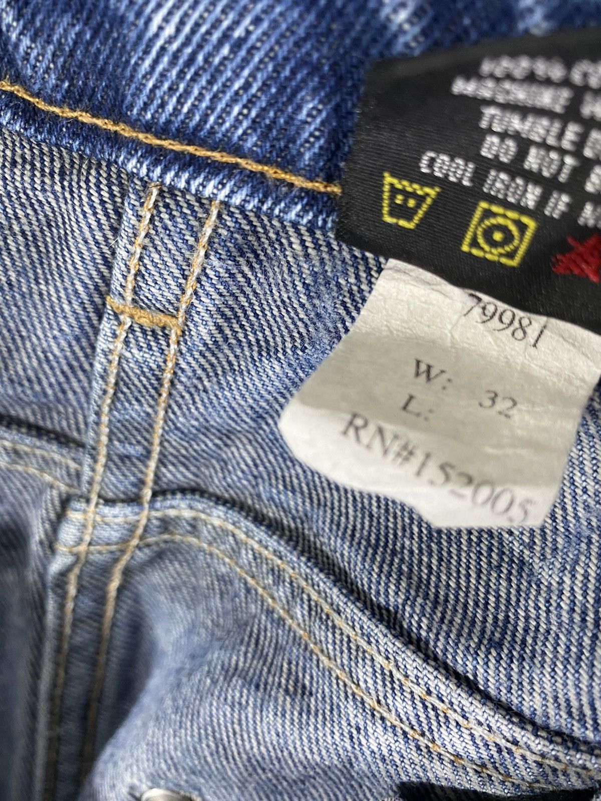 Vintage prsn blue double knee Size US 32 / EU 48 - 16 Thumbnail