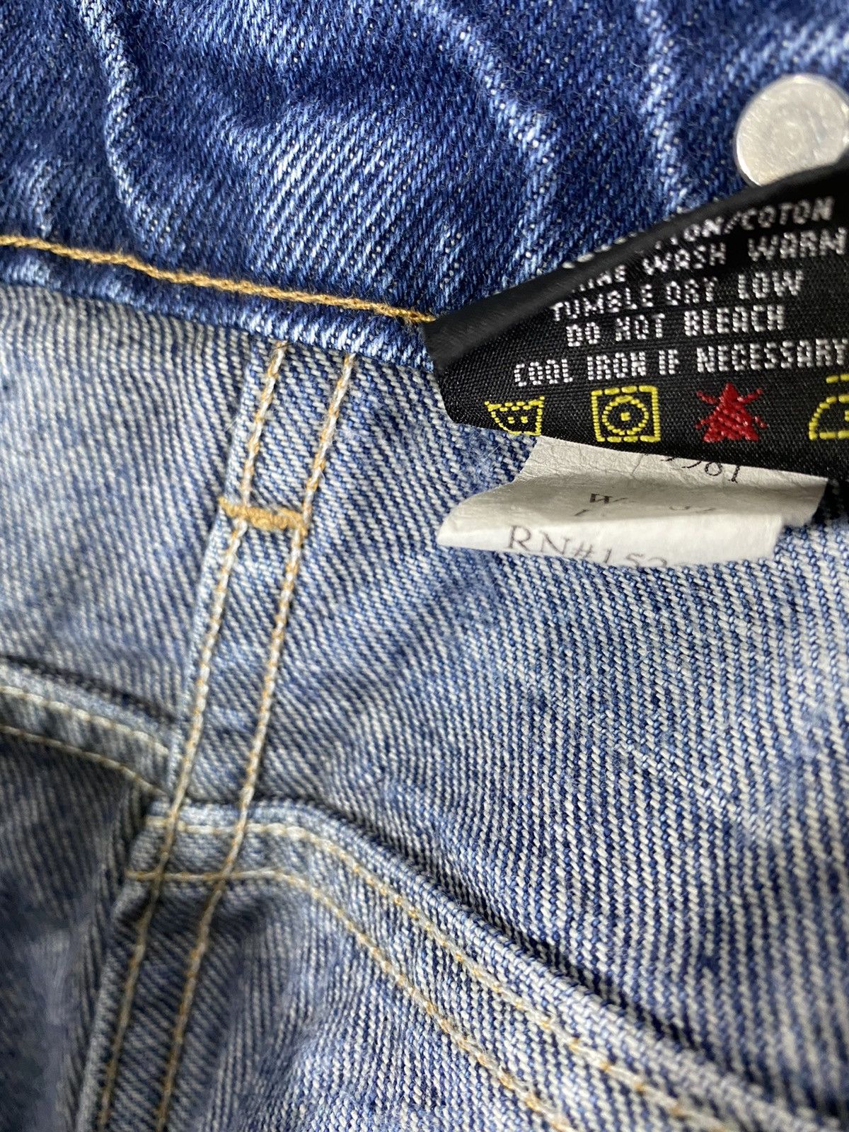 Vintage prsn blue double knee Size US 32 / EU 48 - 8 Thumbnail