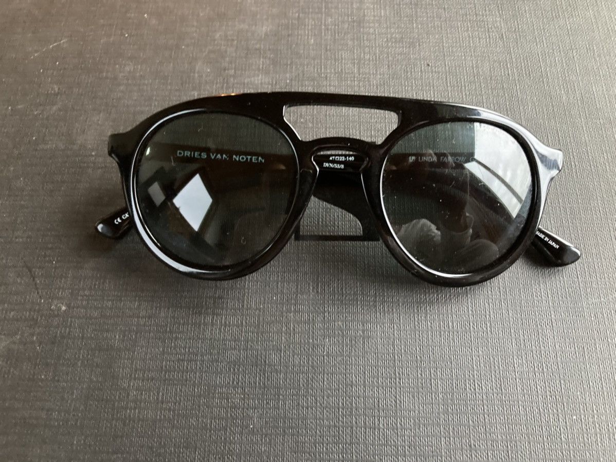 Lunettes De Soleil Dries Van Noten By Linda Farrow DVN55 - Gris, Unisexe