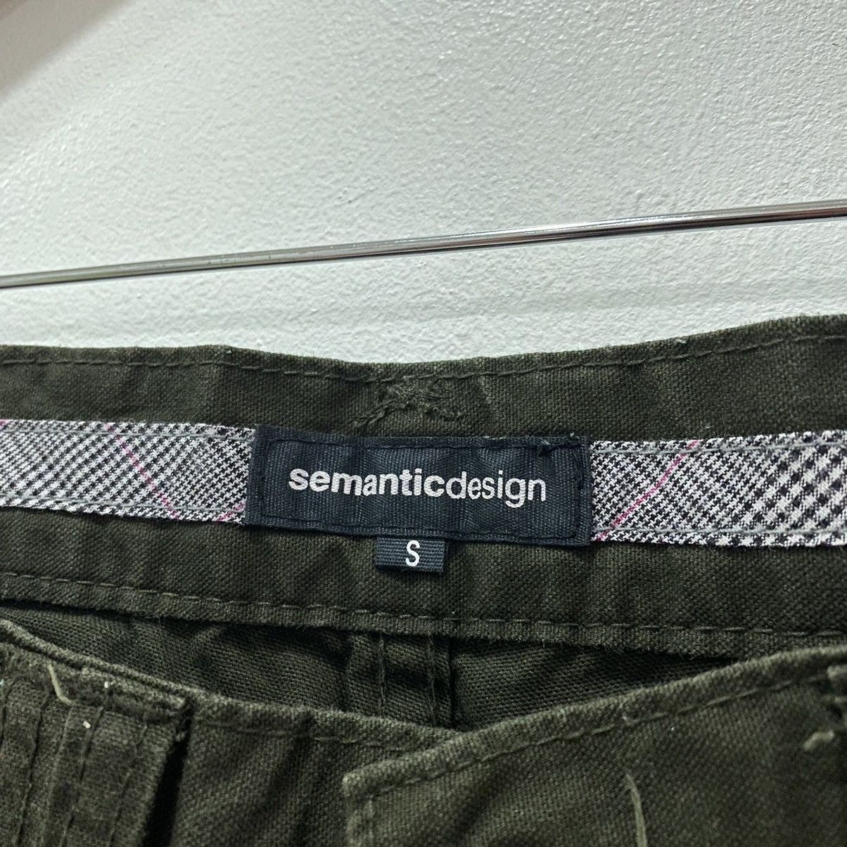 Japanese Brand × Vintage × semanticdesign Semantic Design Tactical Pocket Cargo Pants Size US 30 / EU 46 - 10 Thumbnail