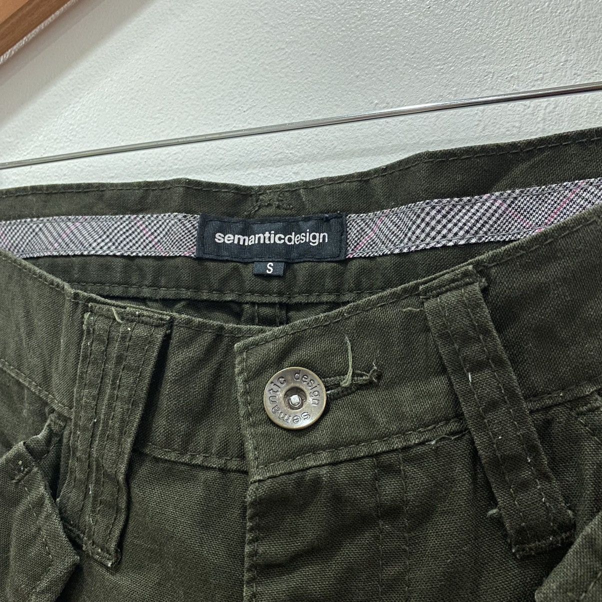 Japanese Brand × Vintage × semanticdesign Semantic Design Tactical Pocket Cargo Pants Size US 30 / EU 46 - 9 Thumbnail