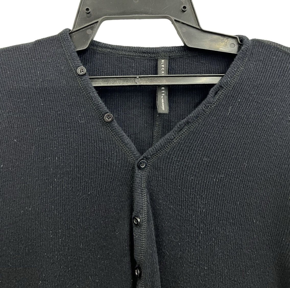 Black Barrett BLACKBARRETT by Neil Barrett Black Cotton Wool Blend Button Size US S / EU 44-46 / 1 - 3 Thumbnail