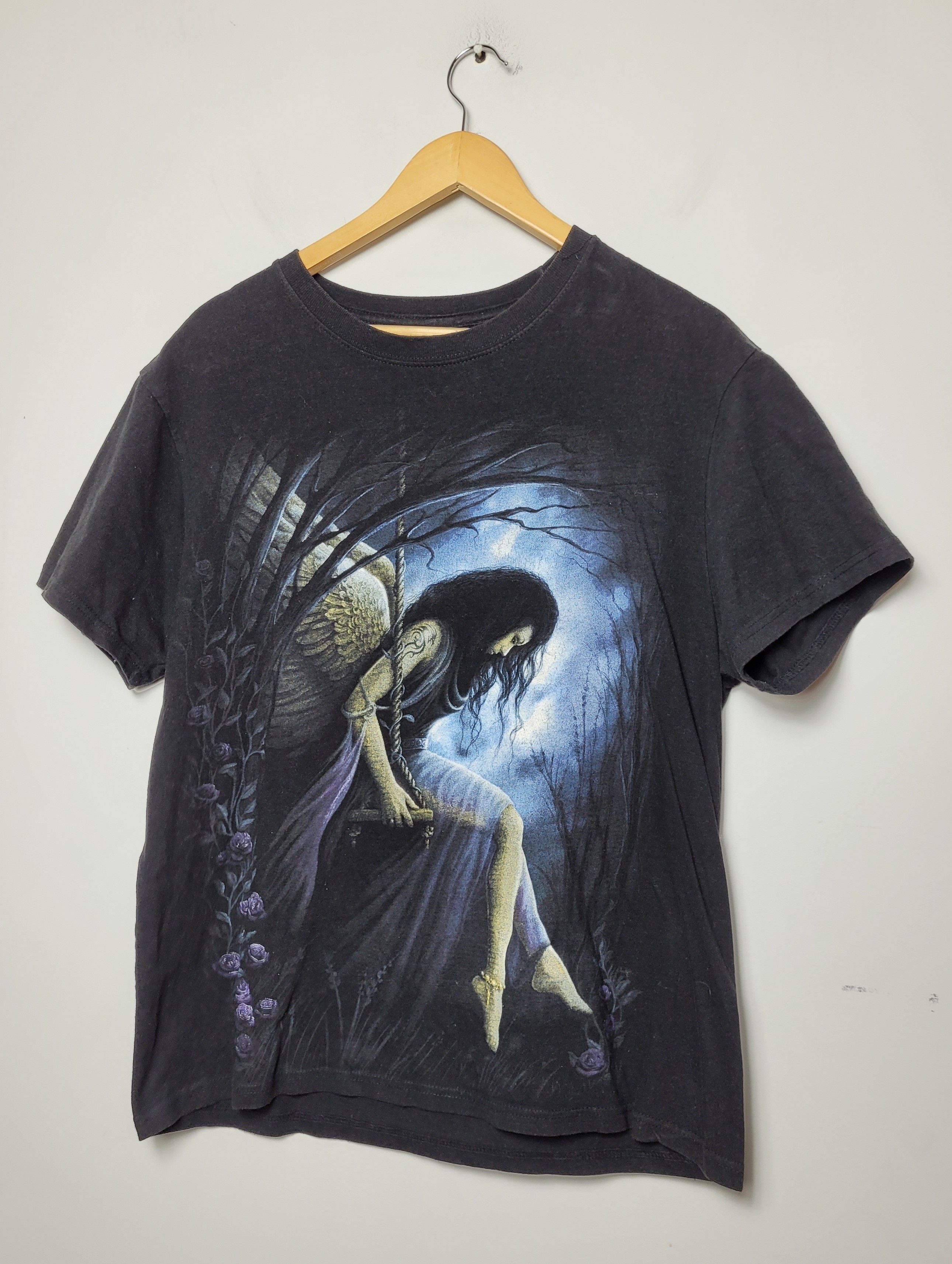 vintage dark angel rock metal goth alternative tee t-shirt