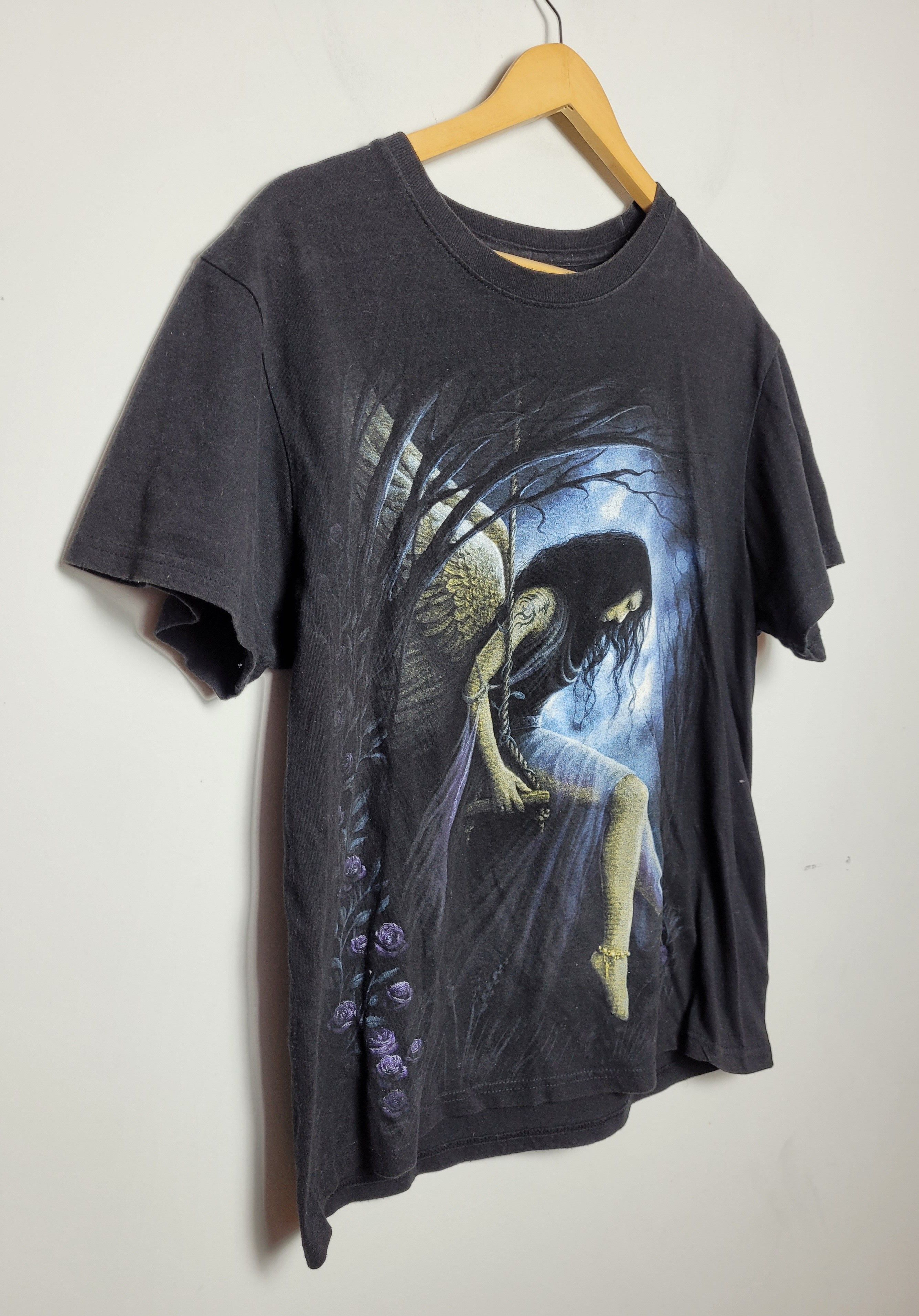 Vintage vintage dark angel rock metal goth alternative tee t-shirt Size US L / EU 52-54 / 3 - 3 Thumbnail