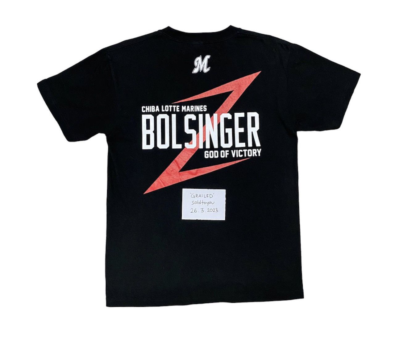 Anime × Japanese Brand × MLB Mazinger Z X Chiba Lotte Marines Anime MLB Tshirt Size US S / EU 44-46 / 1 - 2 Thumbnail