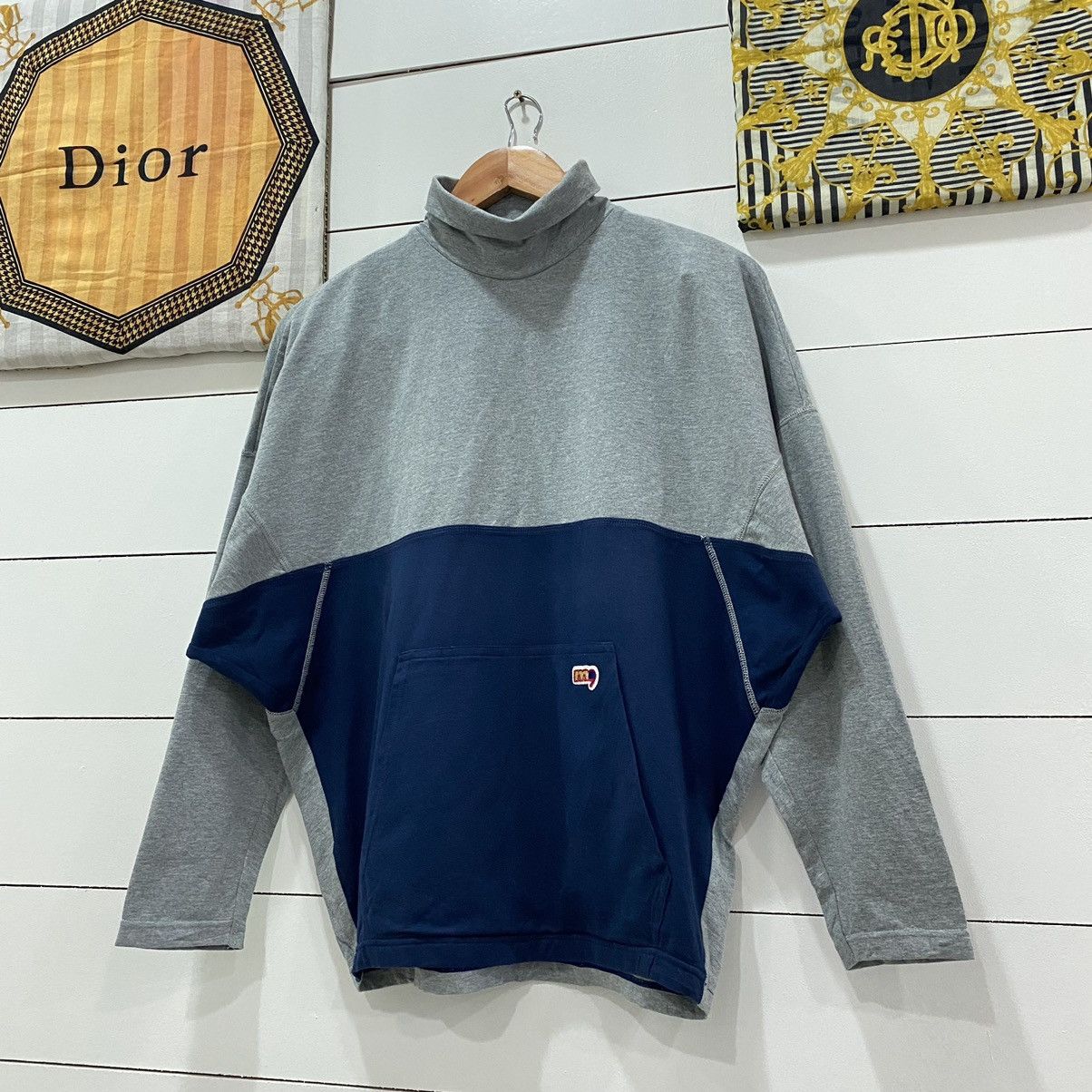 Issey Miyake × Japanese Brand × mercibeaucoup Issey Miyake Mercibeaucoup Long Sleeve Turtle Neck Shirt Size US M / EU 48-50 / 2 - 2 Thumbnail