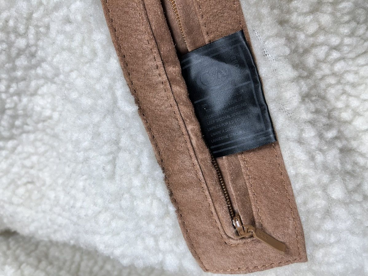 Native Vintage Leather/Wool Navajo Native Sherpa Jacket Heavyweight Size US L / EU 52-54 / 3 - 6 Thumbnail