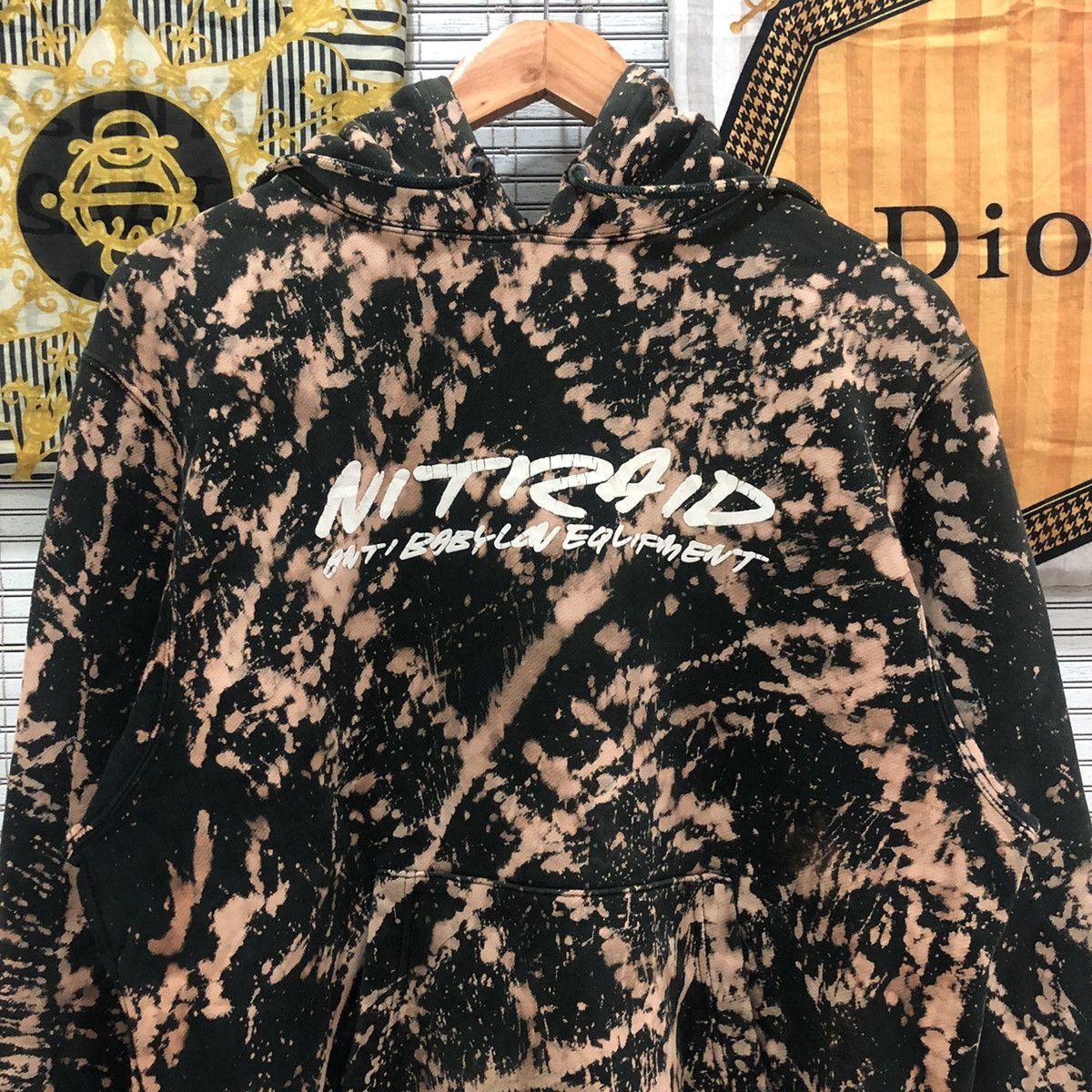 Japanese Brand × Nitraid Vintage Nitraid Tie Dye Hoodie Size US M / EU 48-50 / 2 - 4 Thumbnail