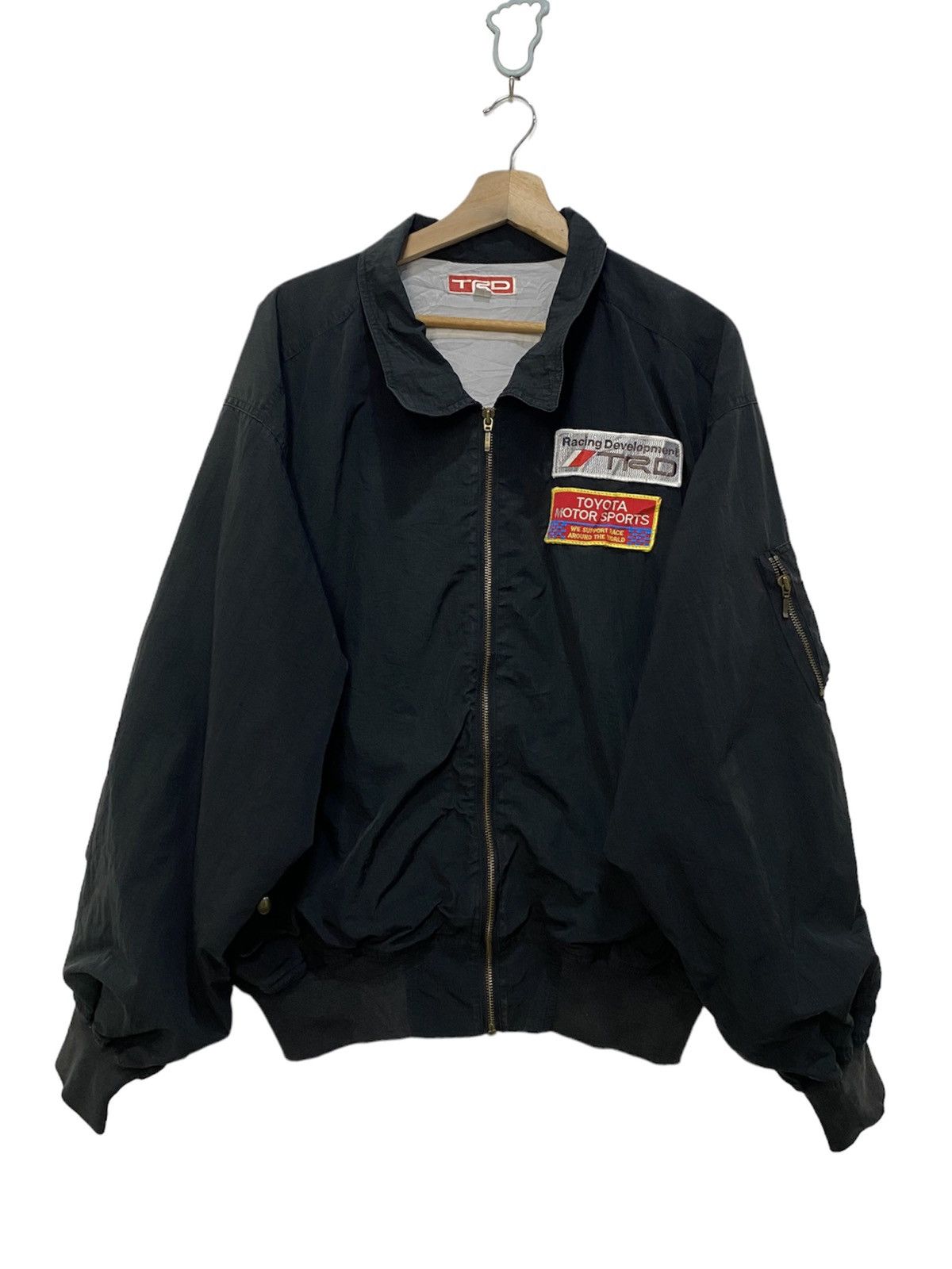 Japanese Brand TOYOTA RACING DEVELOPMENT TRD BOMBER JACKET Size US XL / EU 56 / 4 - 1 Thumbnail