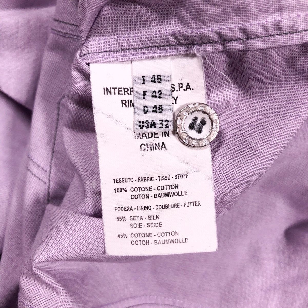 Marithe + Francois Girbaud Le Jean De Marithe+Francois Girbaud Lavender Western Shirt Size US M / EU 48-50 / 2 - 12 Thumbnail