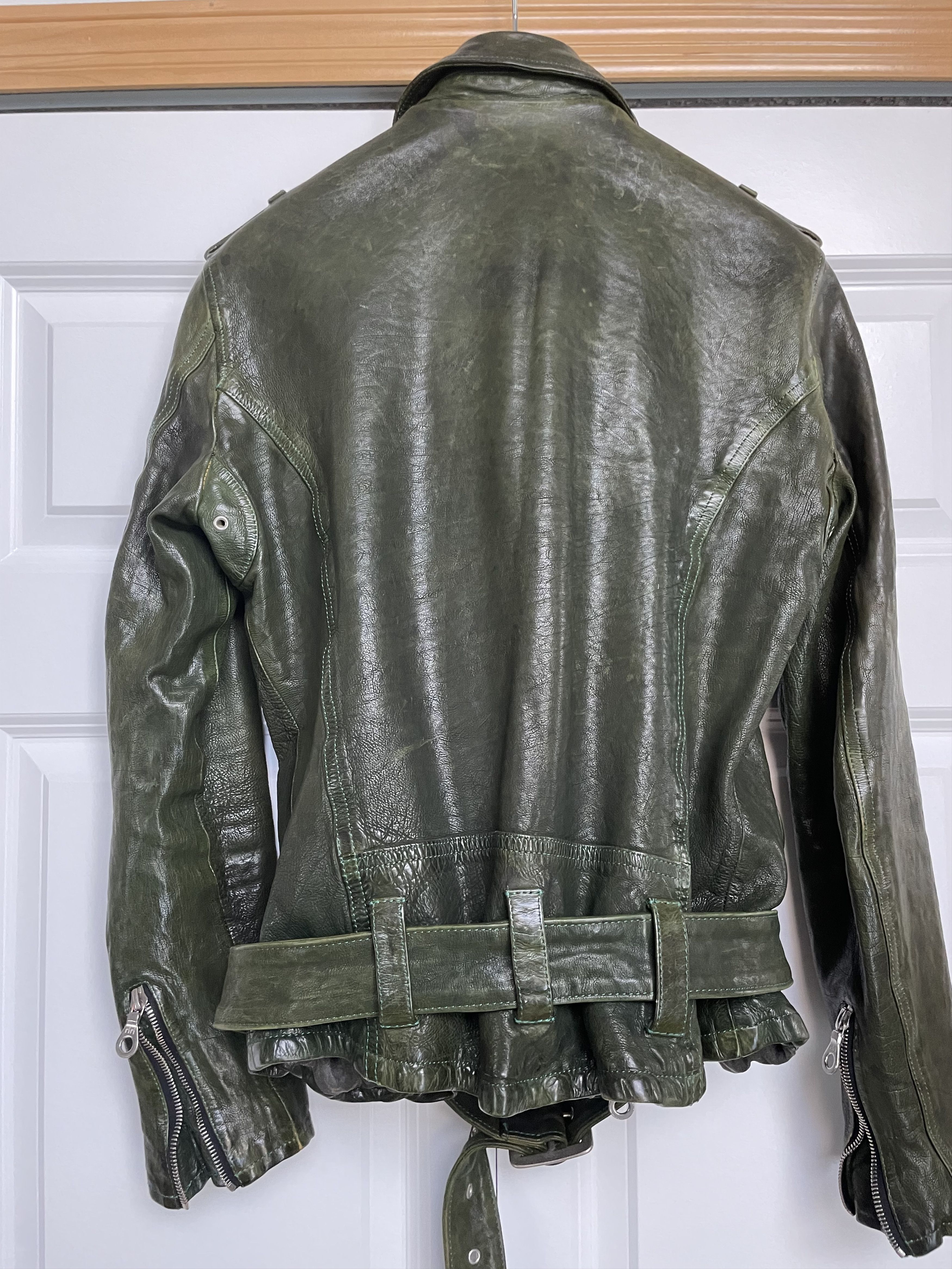 Isamu Katayama Backlash Backlash Green Moto Jacket Size US S / EU 44-46 / 1 - 4 Thumbnail