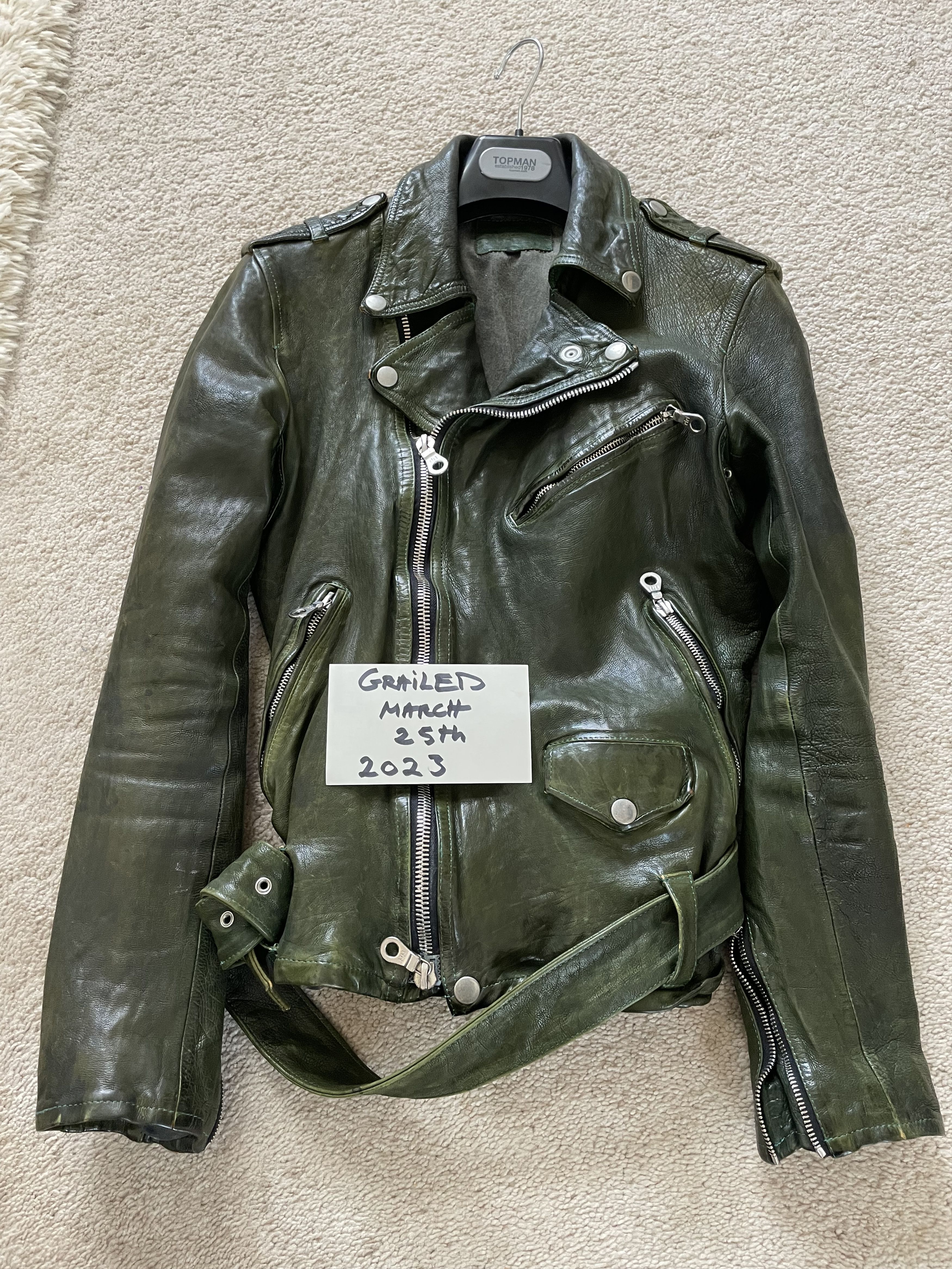Isamu Katayama Backlash Backlash Green Moto Jacket Size US S / EU 44-46 / 1 - 3 Thumbnail