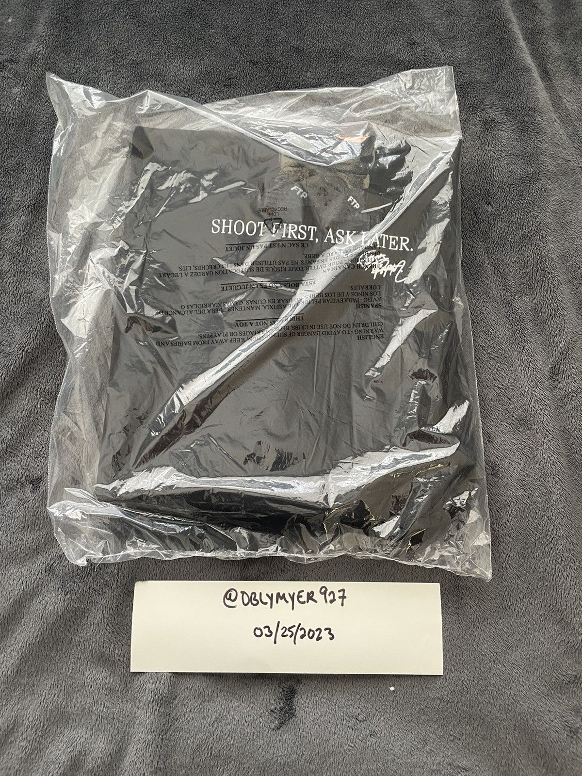 Fuck The Population FTP Hooded Bear Tee Size US L / EU 52-54 / 3 - 2 Thumbnail