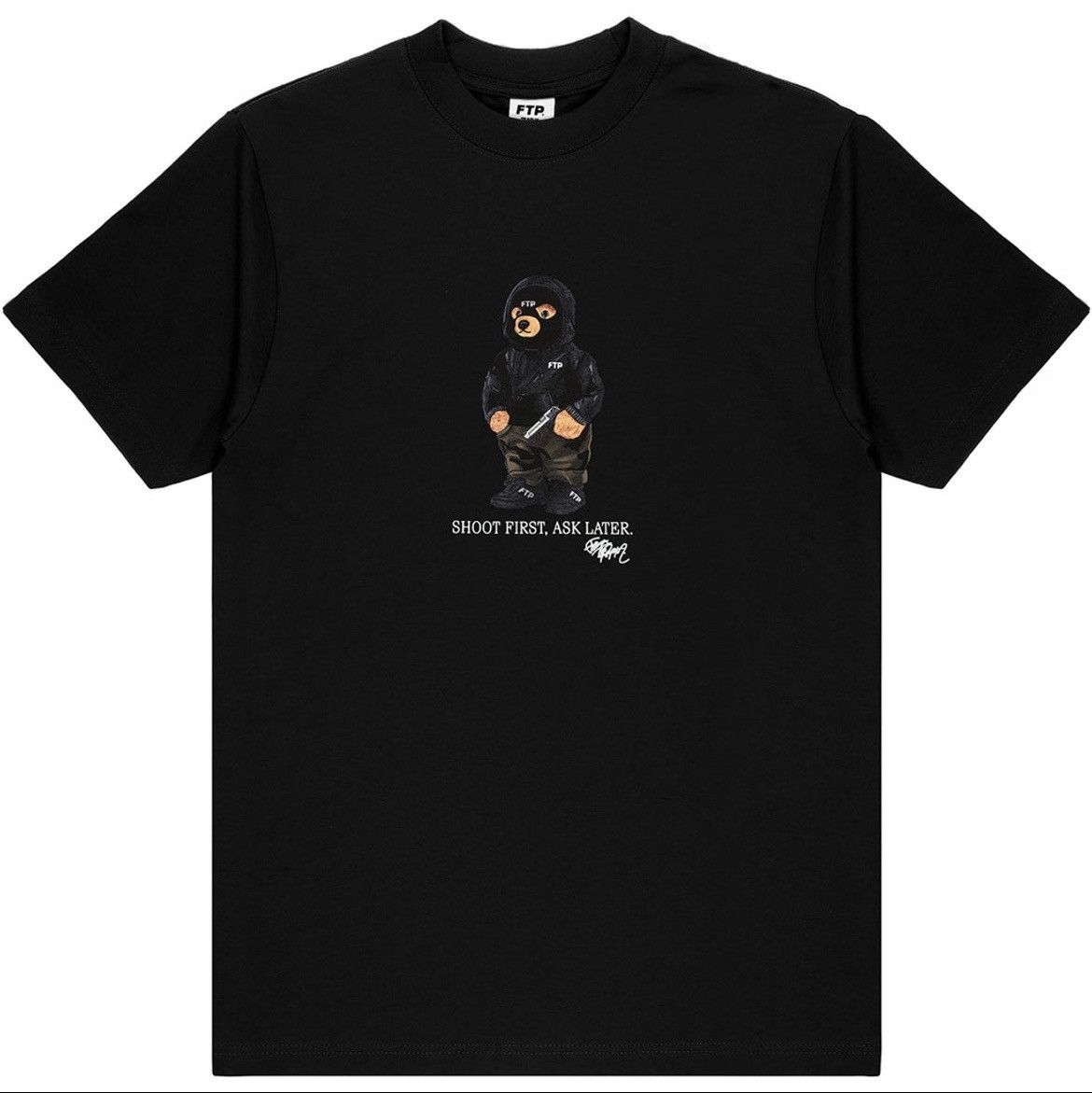Fuck The Population FTP Hooded Bear Tee Size US L / EU 52-54 / 3 - 3 Thumbnail