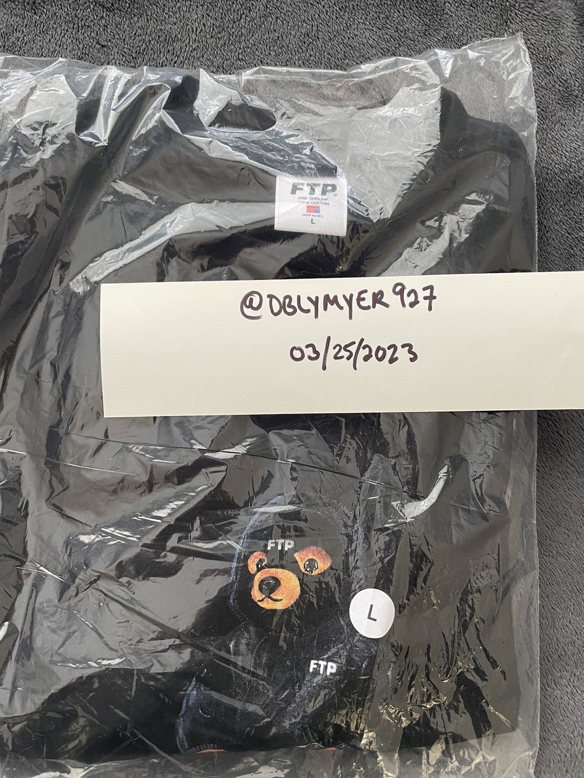 Fuck The Population FTP Hooded Bear Tee Size US L / EU 52-54 / 3 - 4 Thumbnail