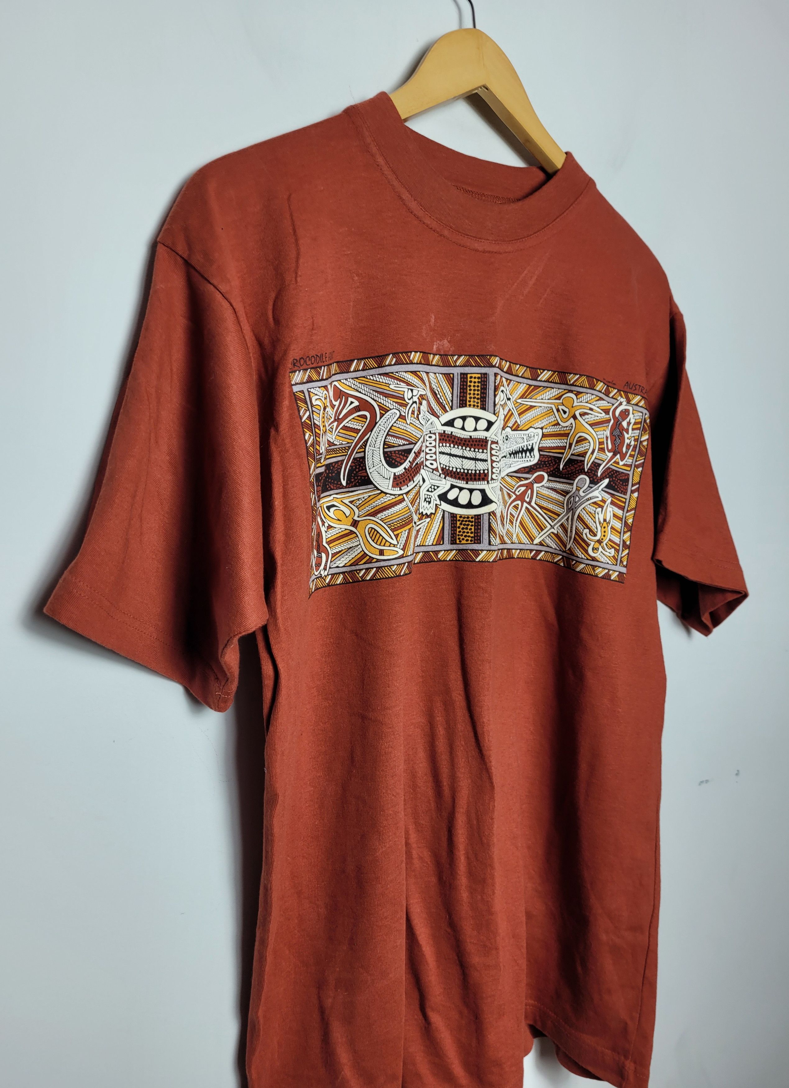 Vintage vintage Australia crocodile hunt tee 90s 2000 y2k Size US M / EU 48-50 / 2 - 3 Thumbnail