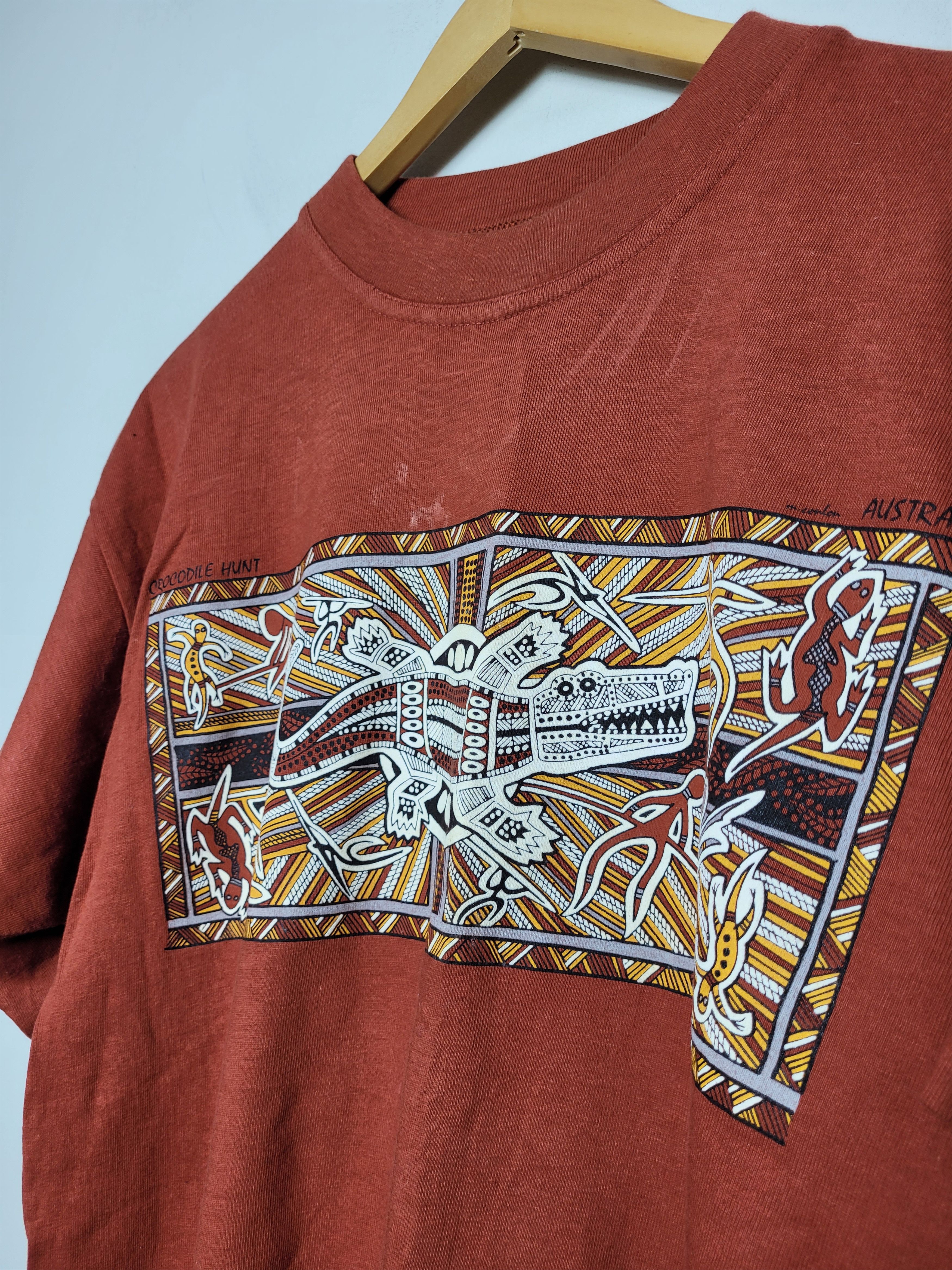 Vintage vintage Australia crocodile hunt tee 90s 2000 y2k Size US M / EU 48-50 / 2 - 4 Thumbnail