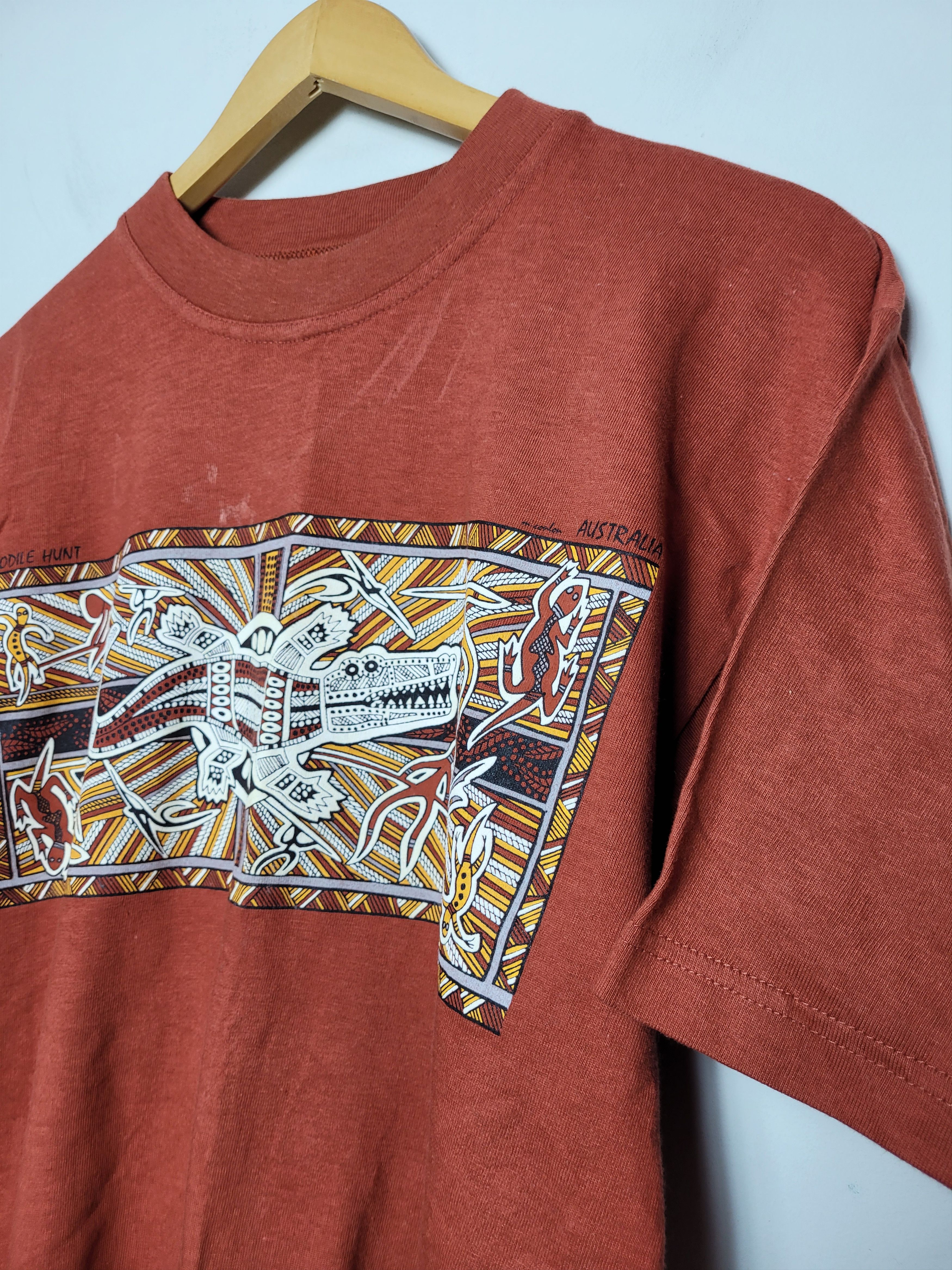 Vintage vintage Australia crocodile hunt tee 90s 2000 y2k Size US M / EU 48-50 / 2 - 5 Thumbnail
