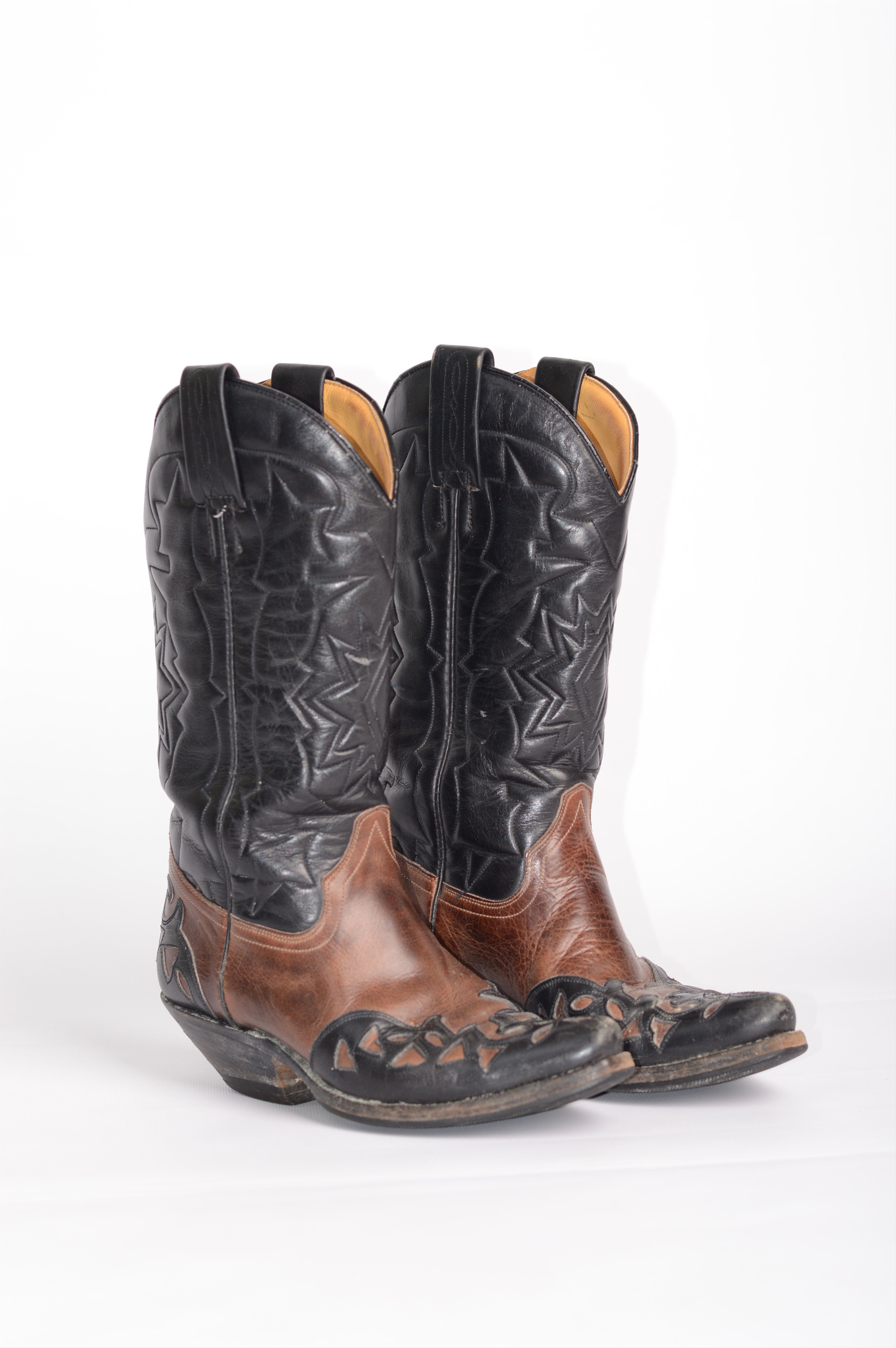 Cowboy Equipment × Vintage Tony Mora Cowboy Leather Boots Made in Spain Size US 6 / IT 36 - 1 Thumbnail