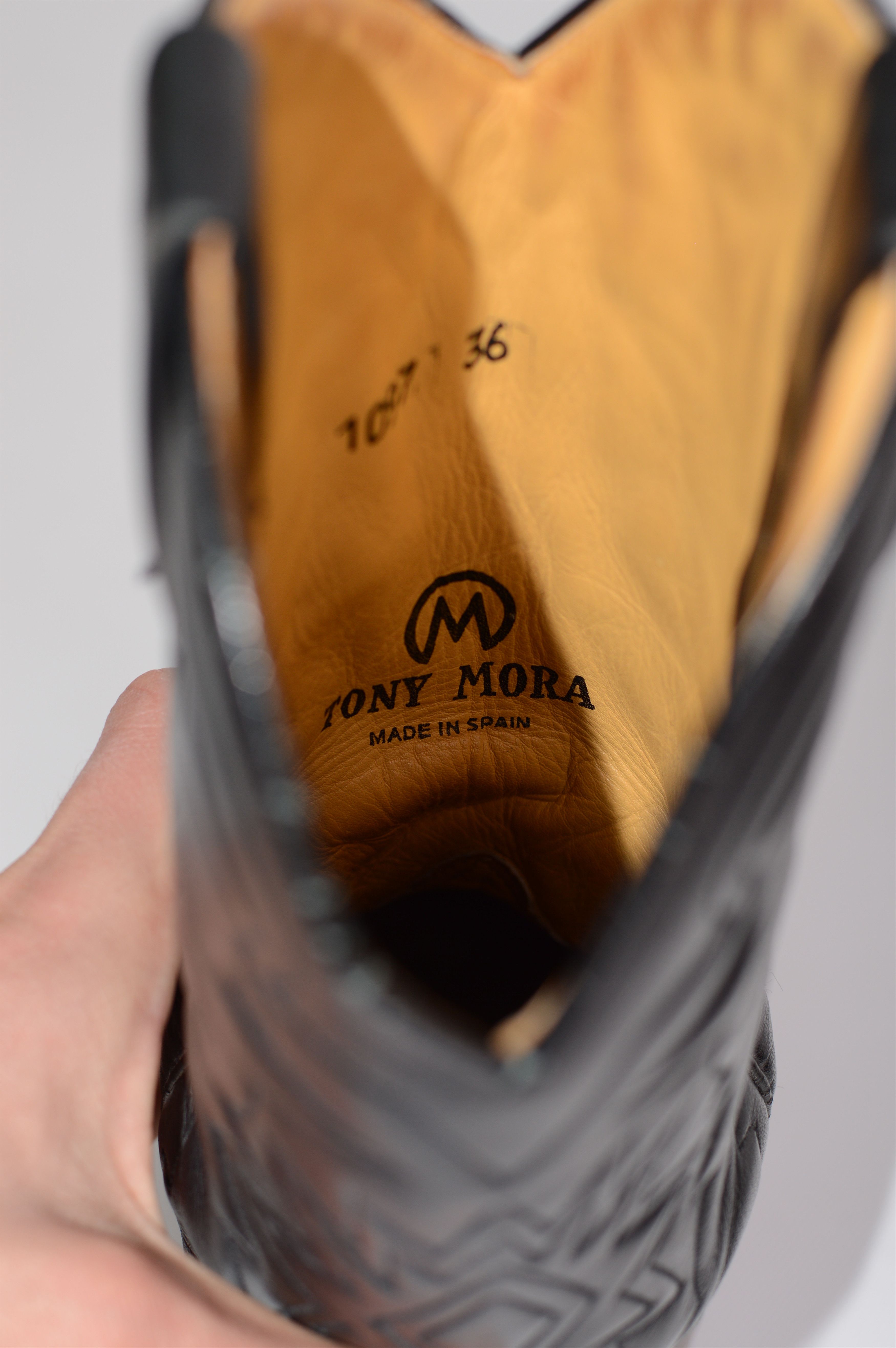 Cowboy Equipment × Vintage Tony Mora Cowboy Leather Boots Made in Spain Size US 6 / IT 36 - 13 Thumbnail