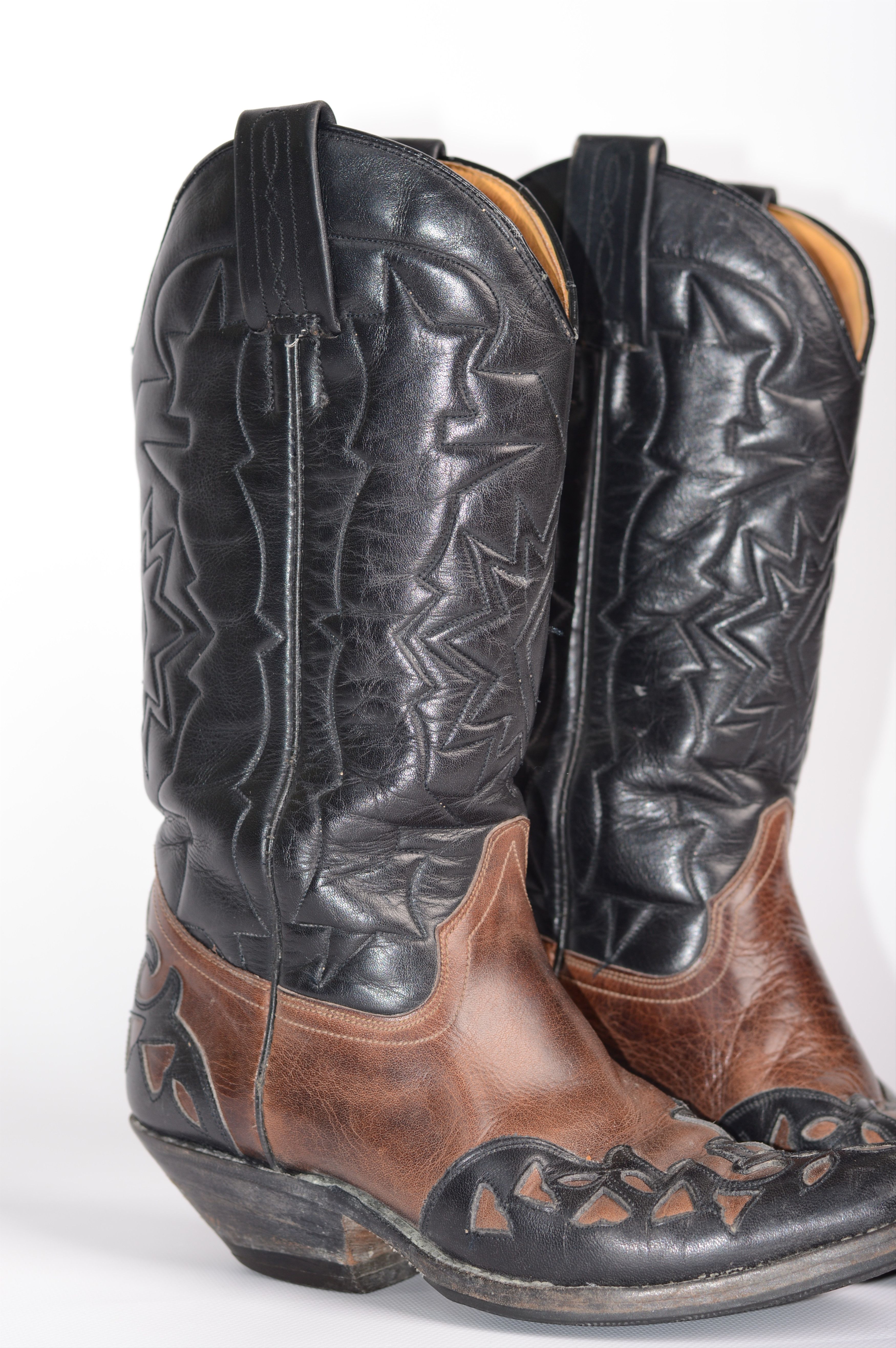 Cowboy Equipment × Vintage Tony Mora Cowboy Leather Boots Made in Spain Size US 6 / IT 36 - 2 Thumbnail