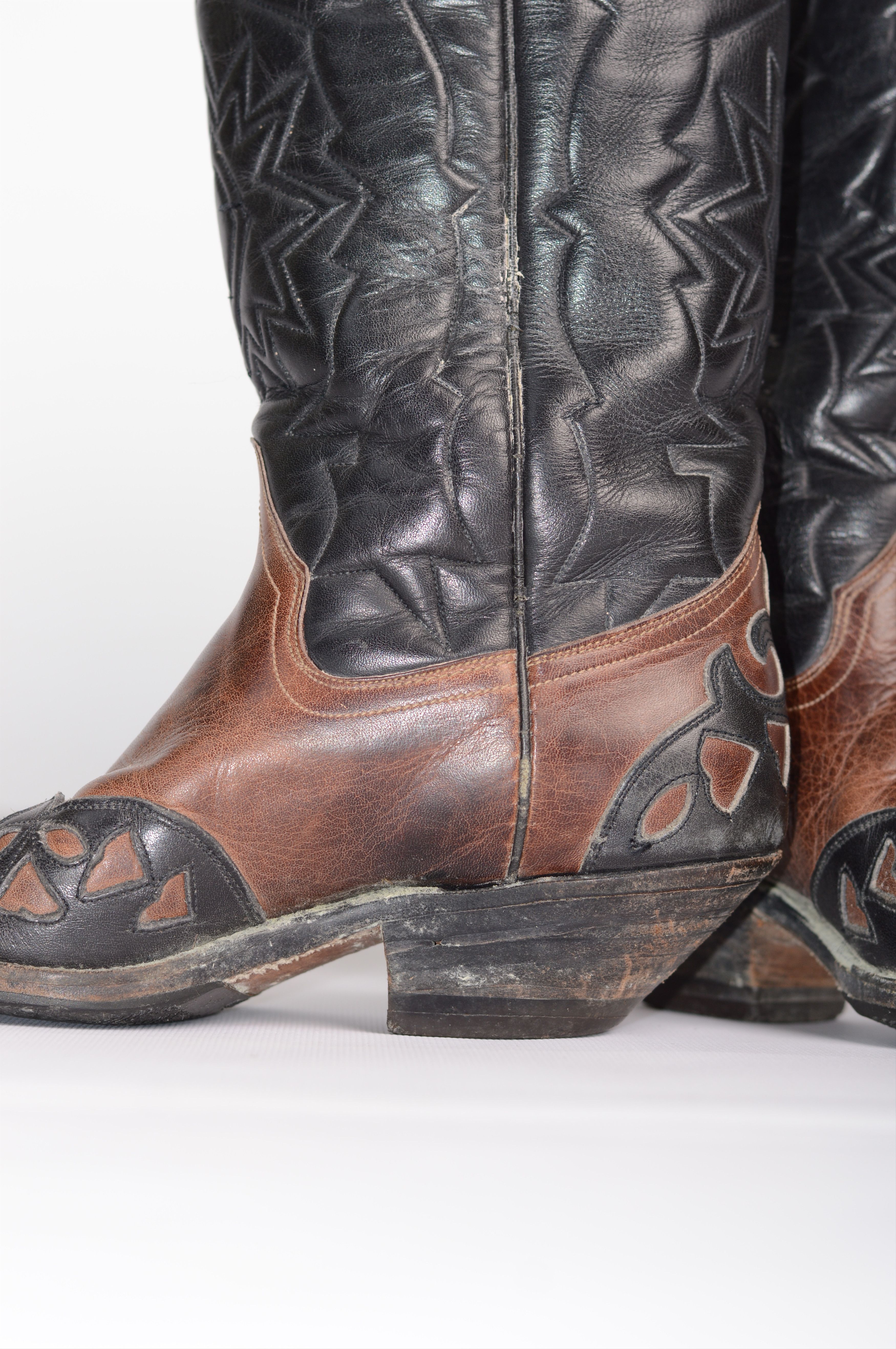 Cowboy Equipment × Vintage Tony Mora Cowboy Leather Boots Made in Spain Size US 6 / IT 36 - 4 Thumbnail