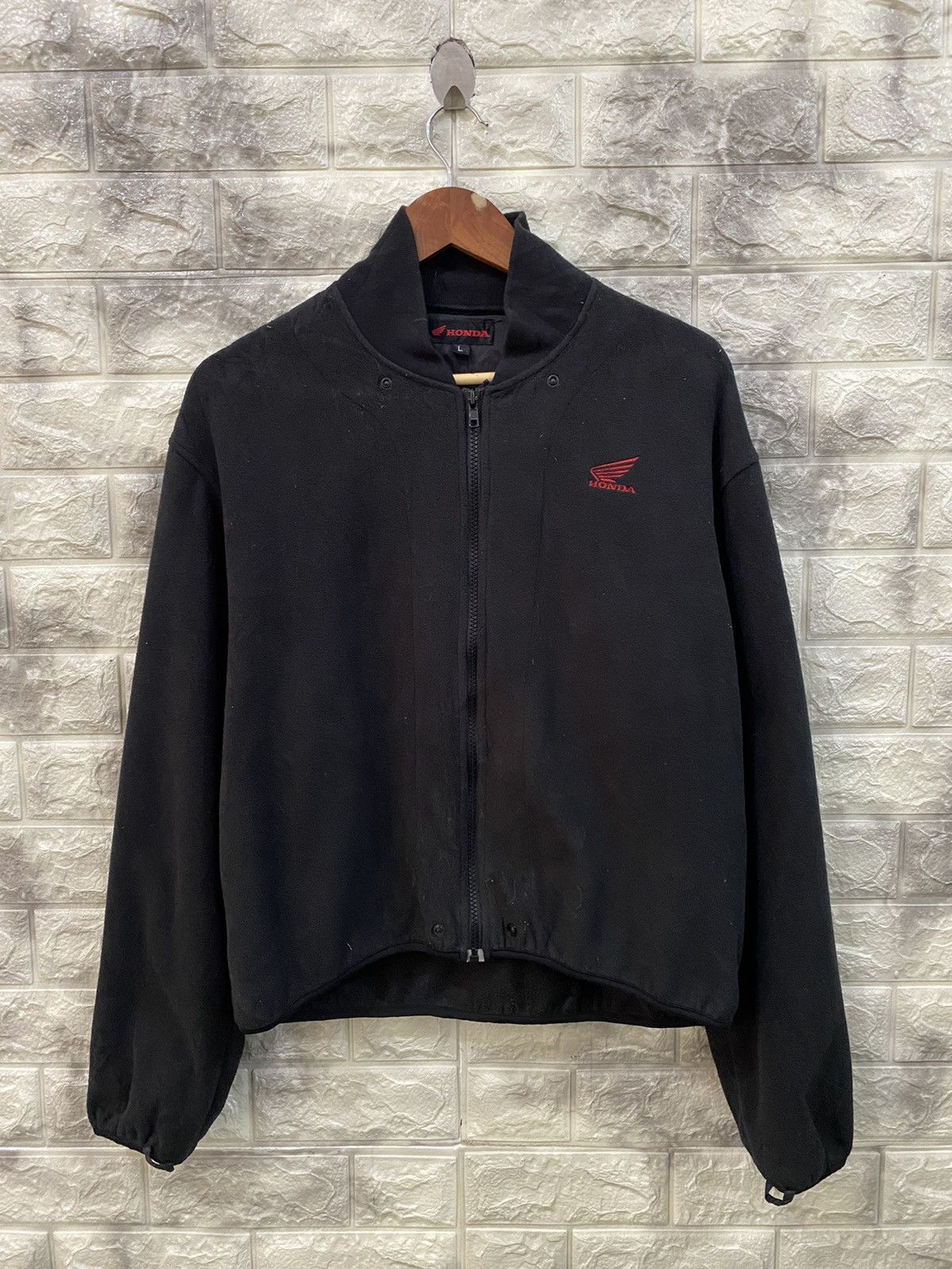 Honda Honda Fleece Varsity Jacket Size US L / EU 52-54 / 3 - 1 Thumbnail