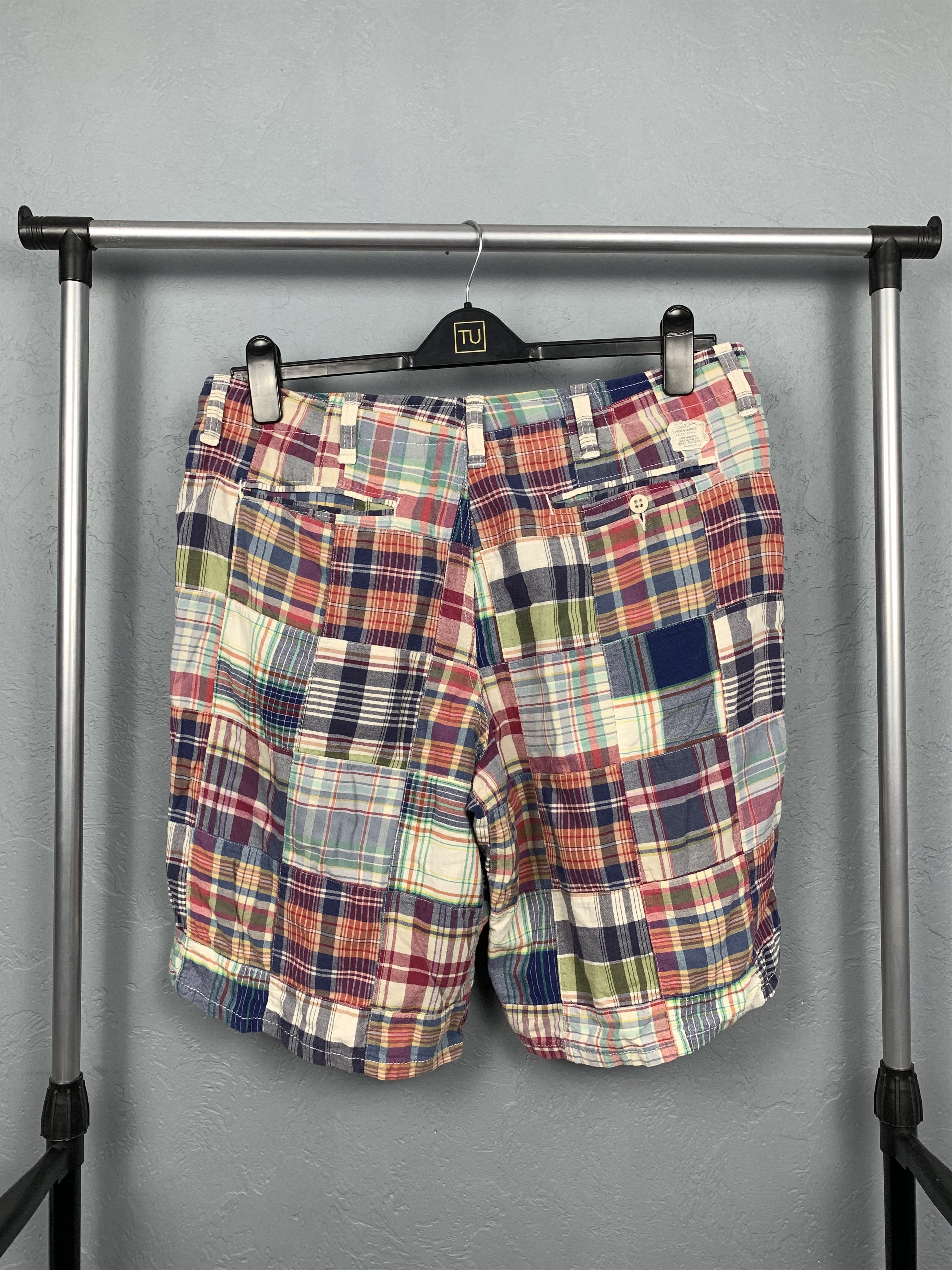 Denim & Supply Ralph Lauren × Polo Ralph Lauren × Vintage Denim And Supply Ralph Lauren Patchwork Shorts Size US 34 / EU 50 - 6 Thumbnail