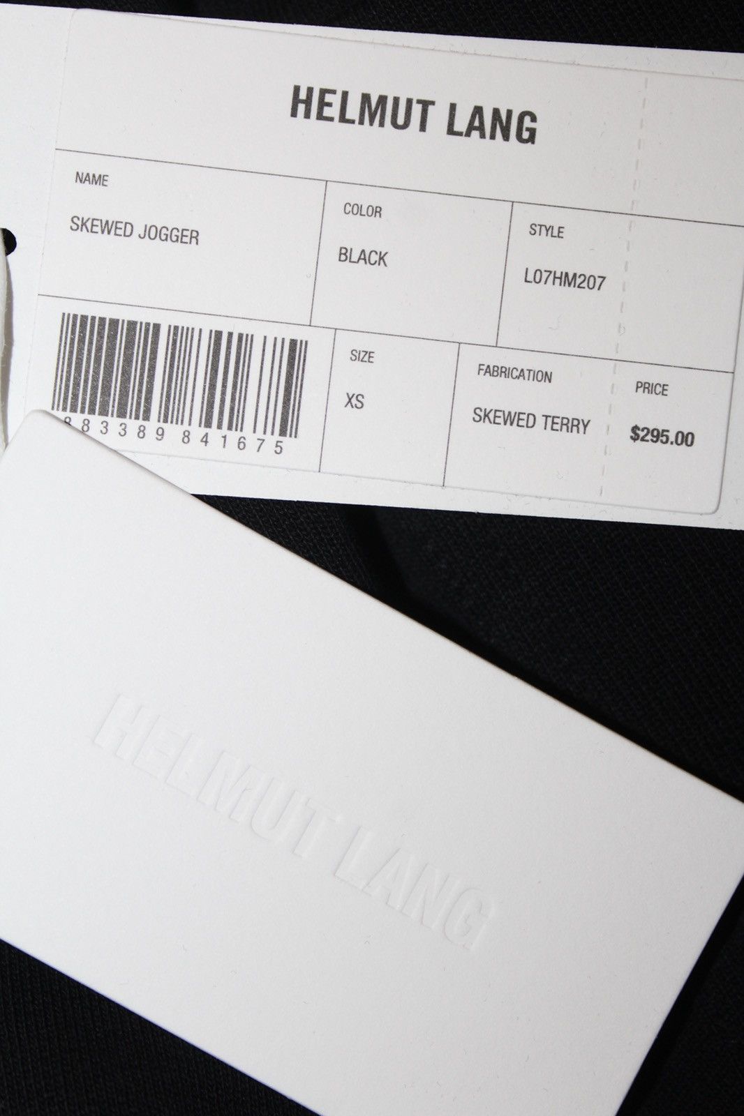 Helmut Lang *New* AW21 Helmut Lang Skewed Logo Jogger/Sweapant Size US 30 / EU 46 - 9 Thumbnail