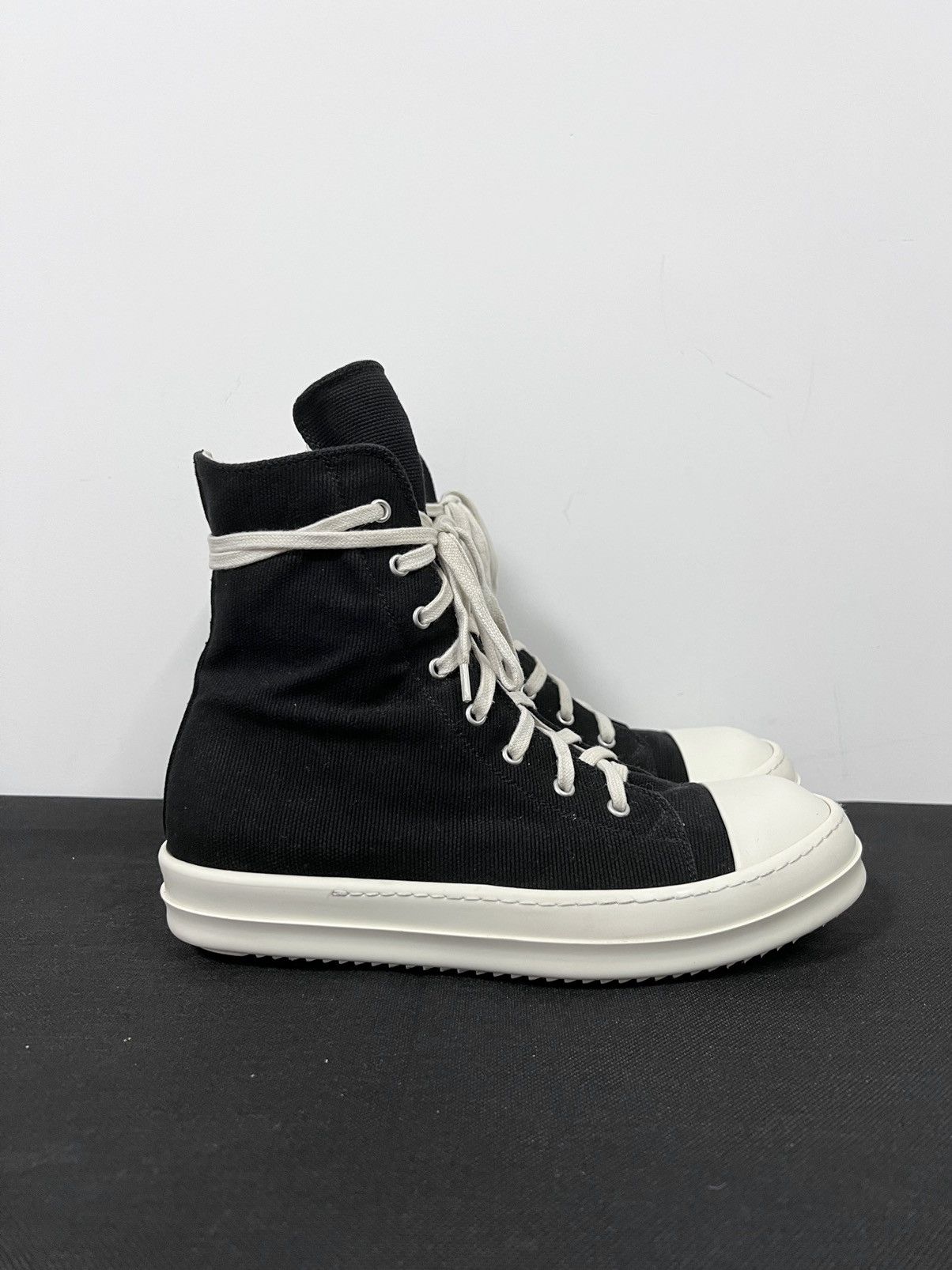Rick Owens Drkshdw Rick owens drkshdw ramones high top sneakers Size US 9 / EU 42 - 2 Thumbnail