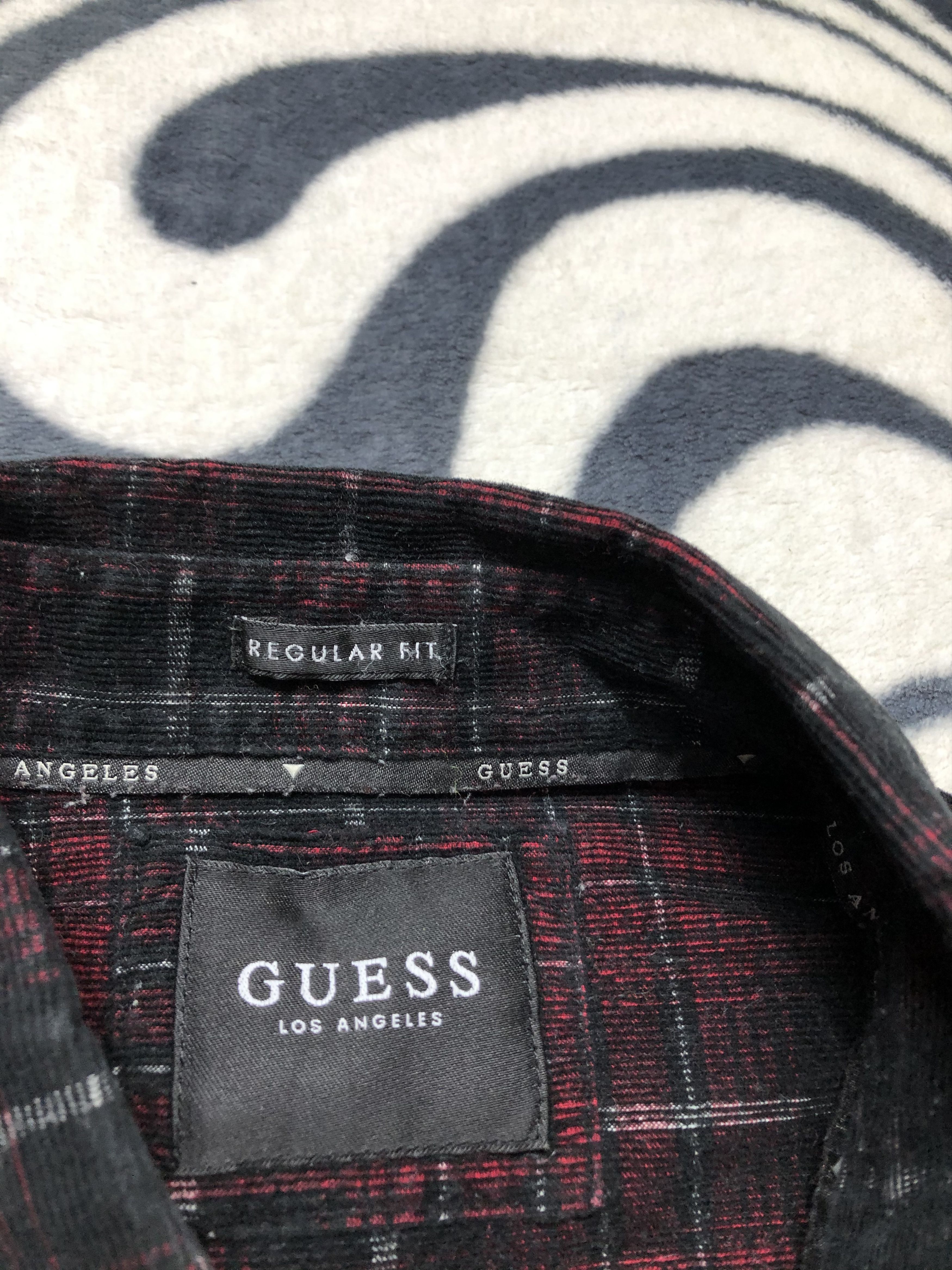 Flannel × Guess Guess Mens Flannel Plaid Shirt Size US M / EU 48-50 / 2 - 4 Thumbnail