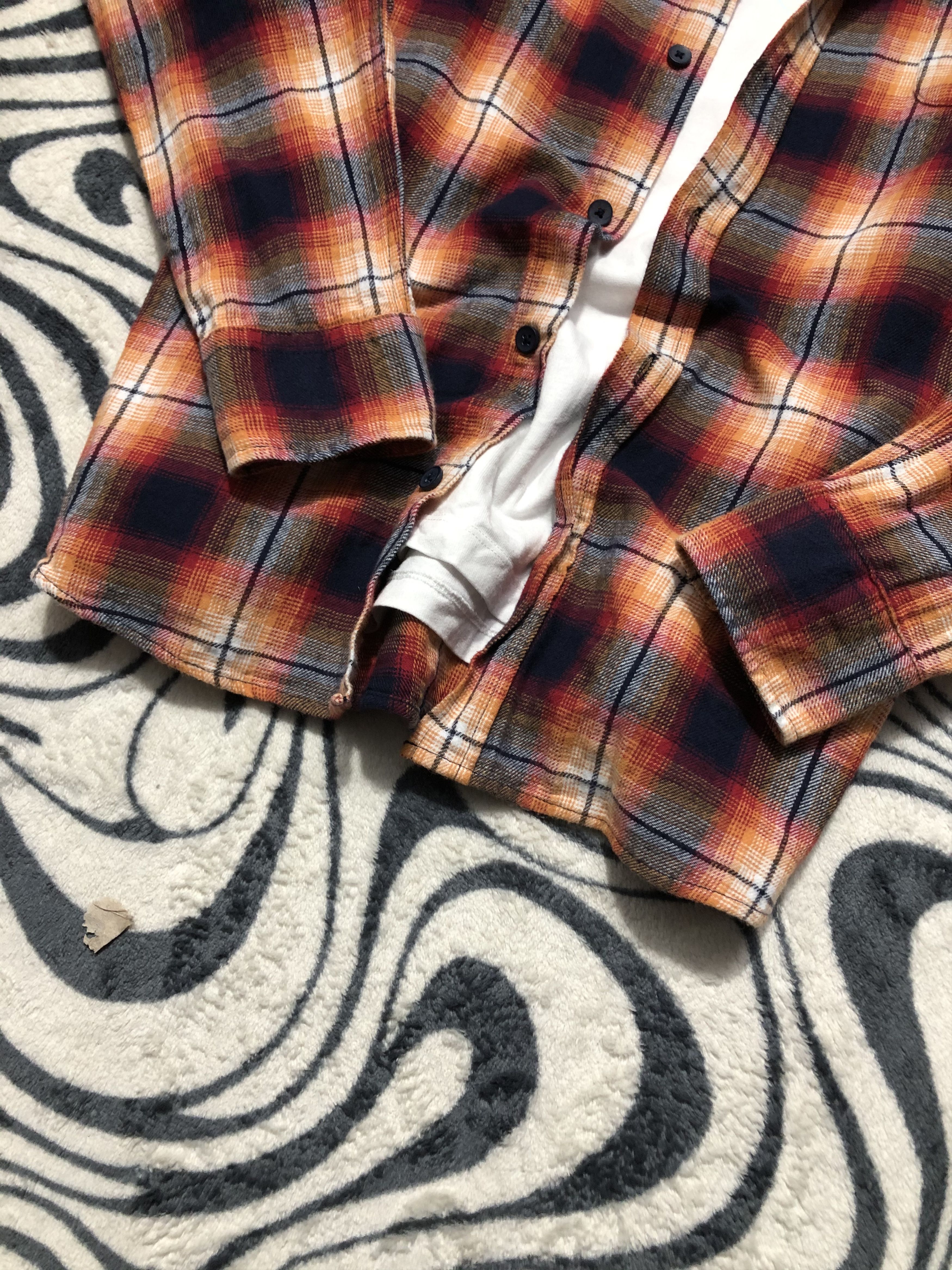 Flannel × Vintage Vintage Flannel Plaid Shirt Travis style Size US L / EU 52-54 / 3 - 3 Thumbnail