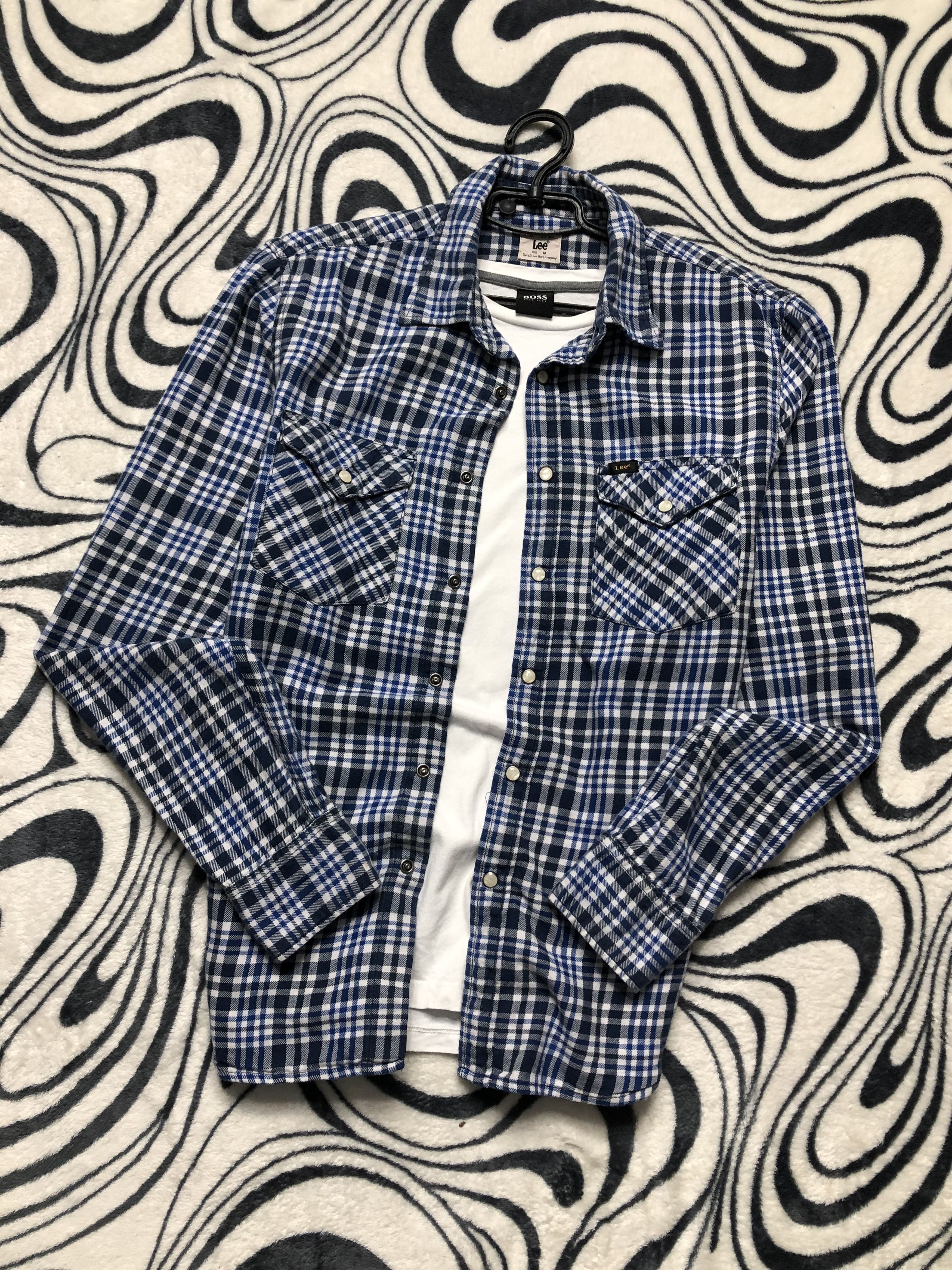 Flannel Lee Vintage Flannel Plaid Shirt Size US M / EU 48-50 / 2 - 1 Thumbnail