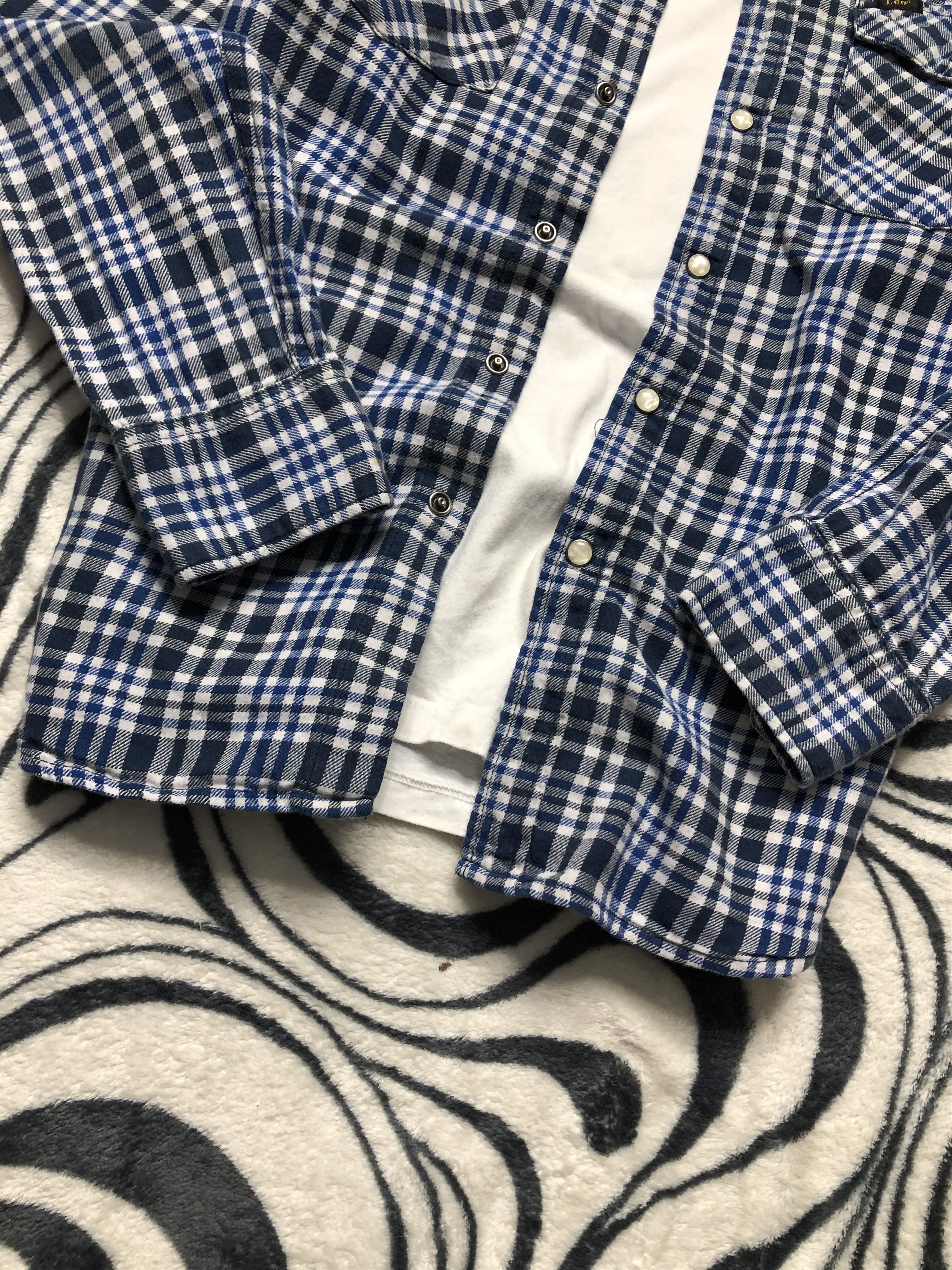 Flannel Lee Vintage Flannel Plaid Shirt Size US M / EU 48-50 / 2 - 3 Thumbnail