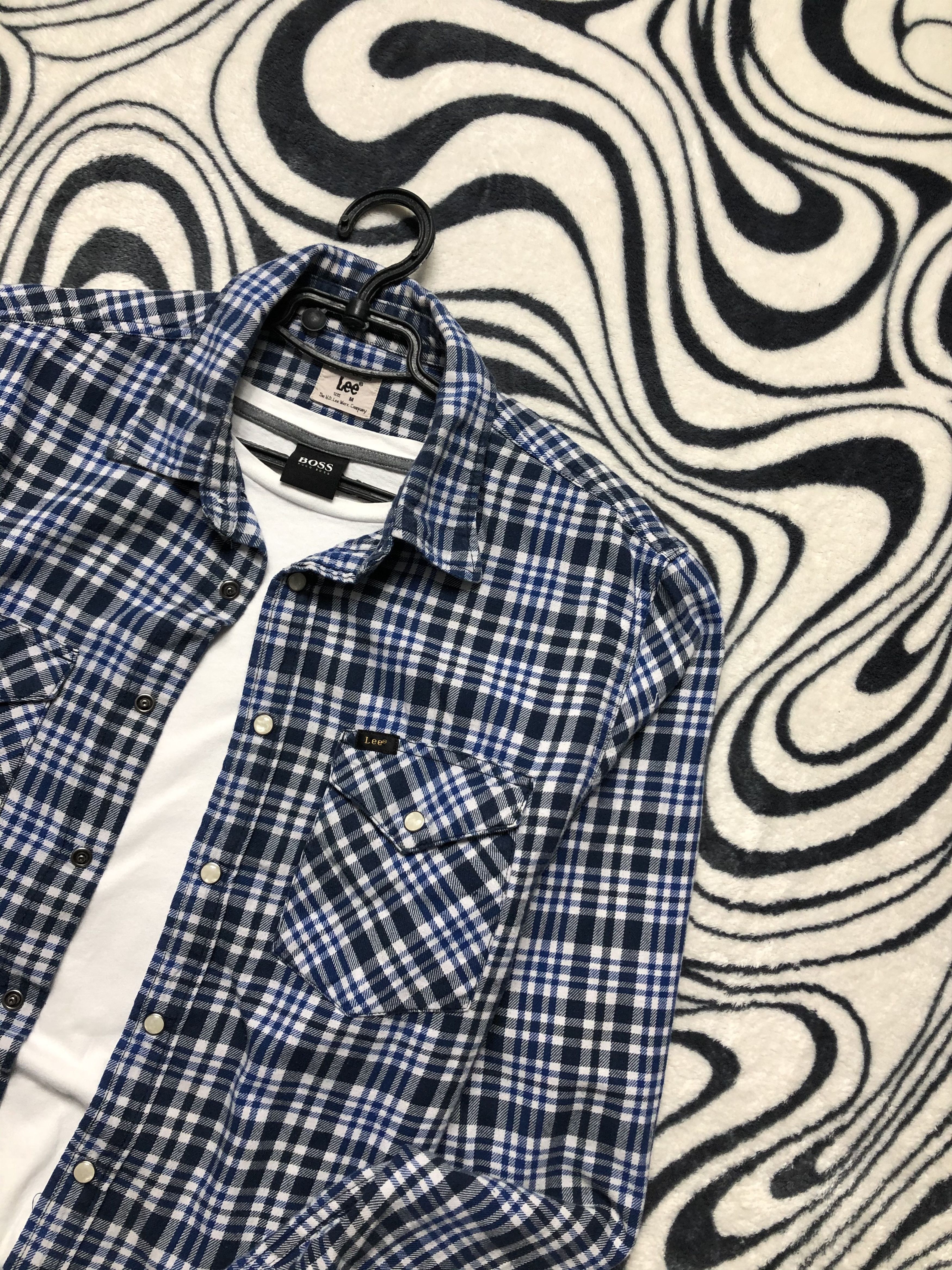 Flannel Lee Vintage Flannel Plaid Shirt Size US M / EU 48-50 / 2 - 2 Thumbnail