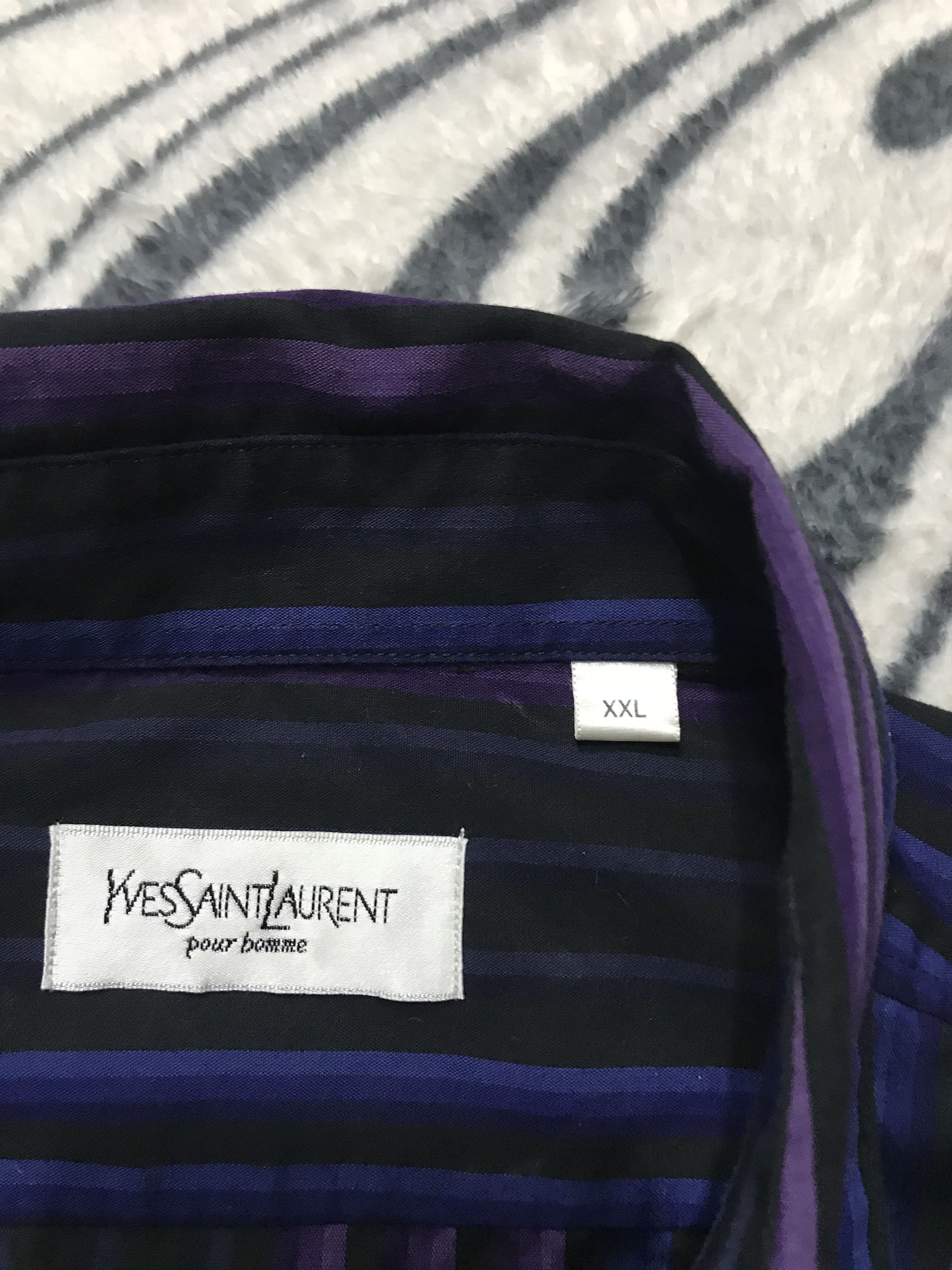 Yves Saint Laurent Yves Saint Laurent YSL men's long sleeve shirt Size US XXL / EU 58 / 5 - 4 Thumbnail