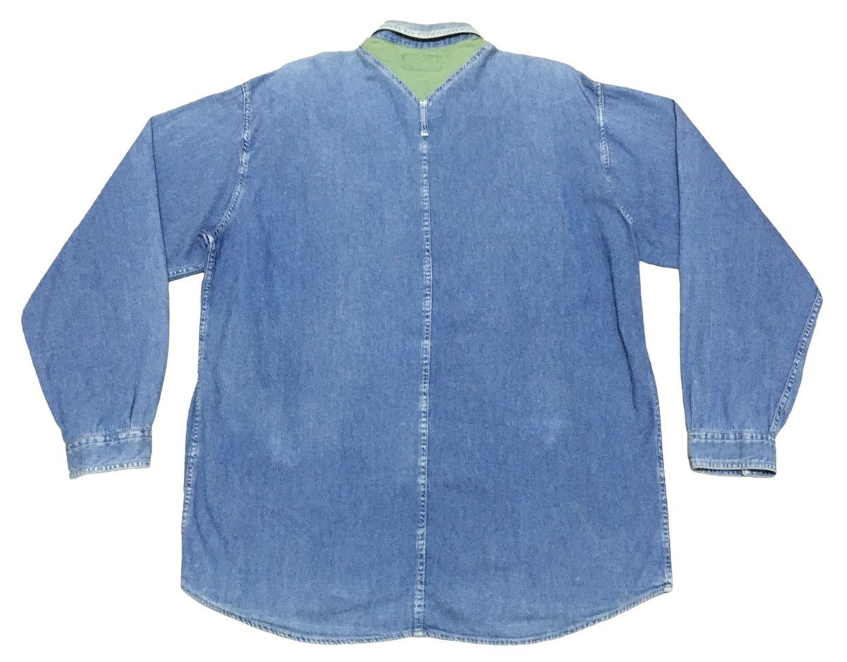 Replay × Vintage Rare Design Vintage Brand Replay Denim Shirt 2000s Size US L / EU 52-54 / 3 - 2 Thumbnail