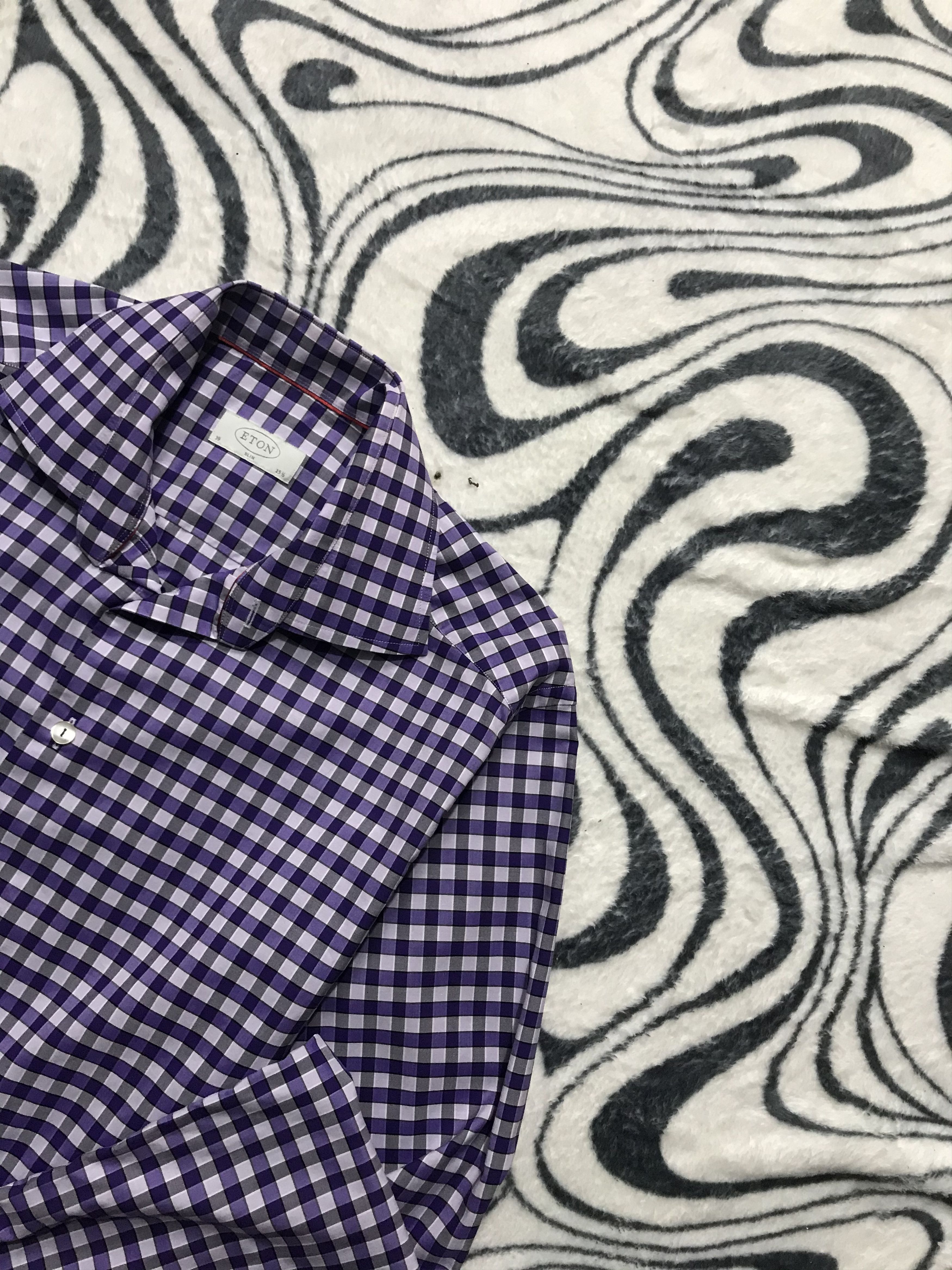 Eton Eton Mens Long Sleeve Shirt Size US M / EU 48-50 / 2 - 2 Thumbnail